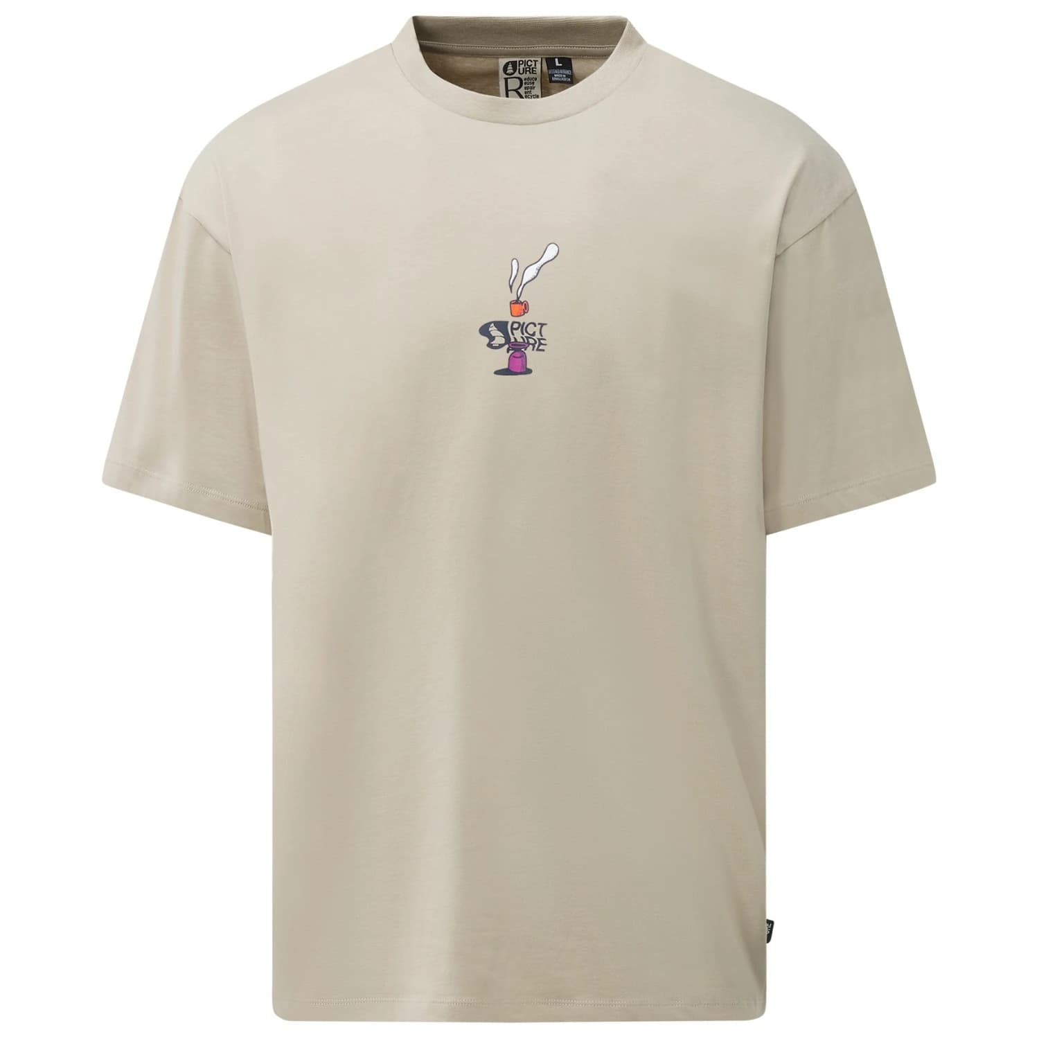 Мъжка тениска Picture Get Wild Tee T-shirt - Pure Cashmere