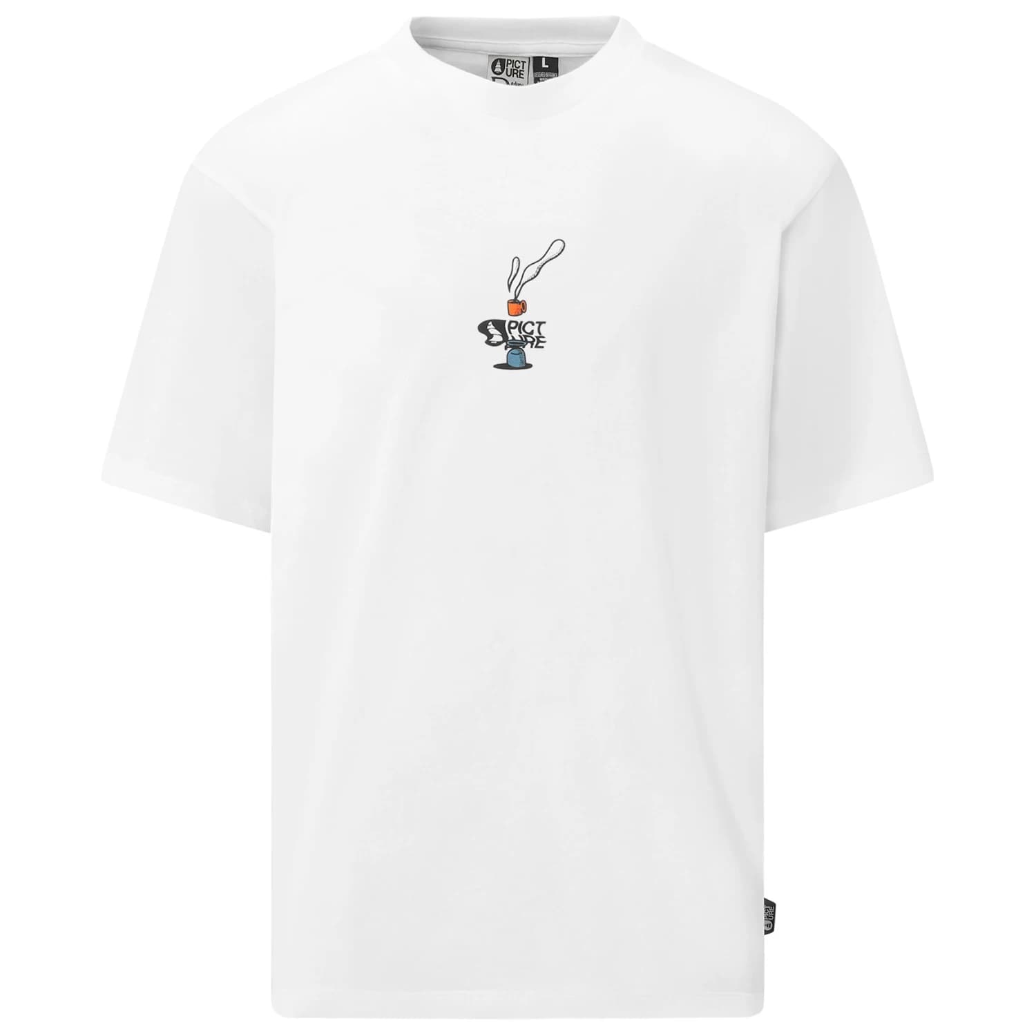 Мъжка тениска Picture Get Wild Tee T-shirt - White