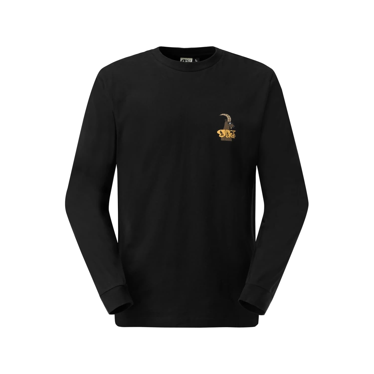 Мъжка блуза с дълъг ръкав Picture Kenoma L/S Tee Longsleeve - Black