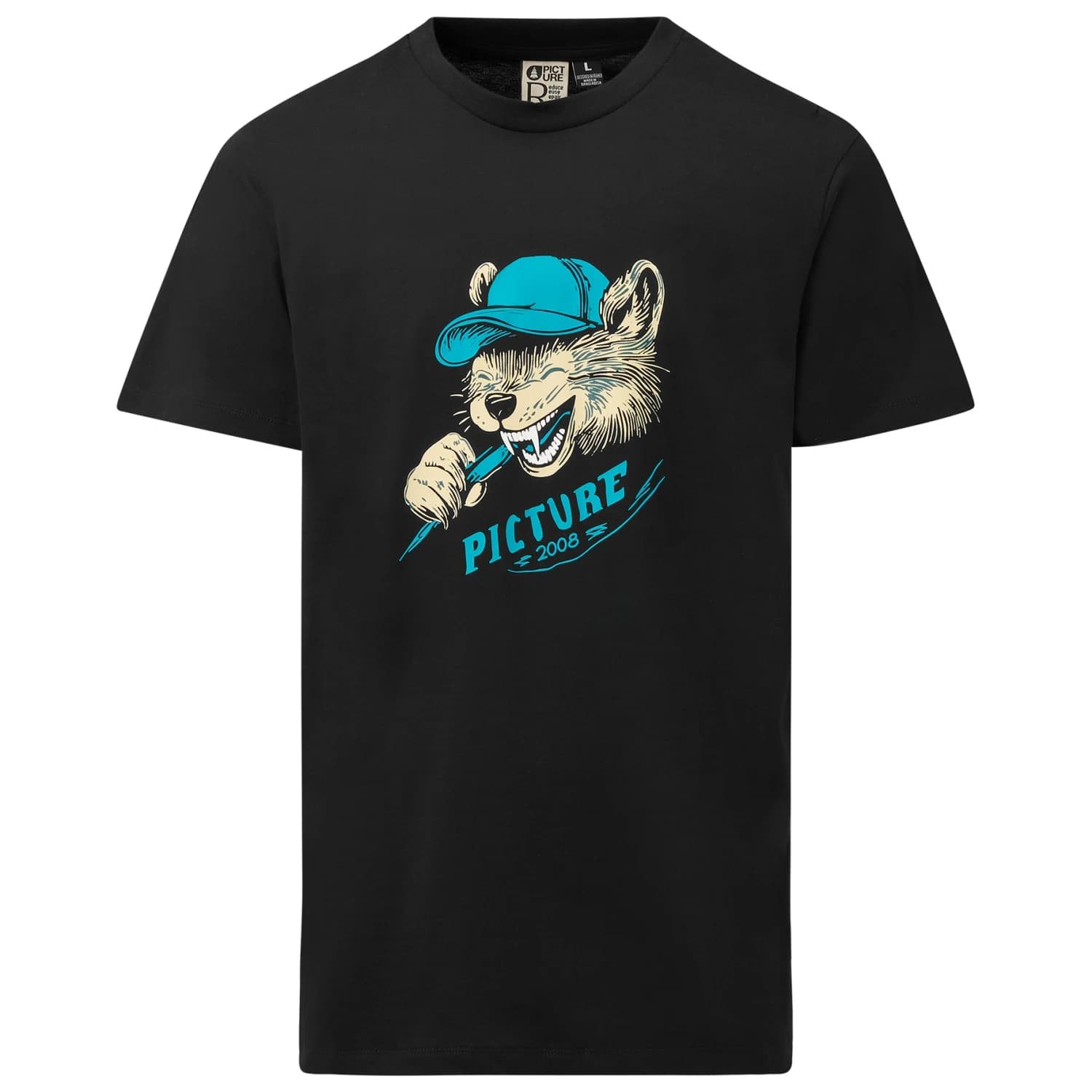Мъжка тениска Picture Ryker Tee T-shirt - Black