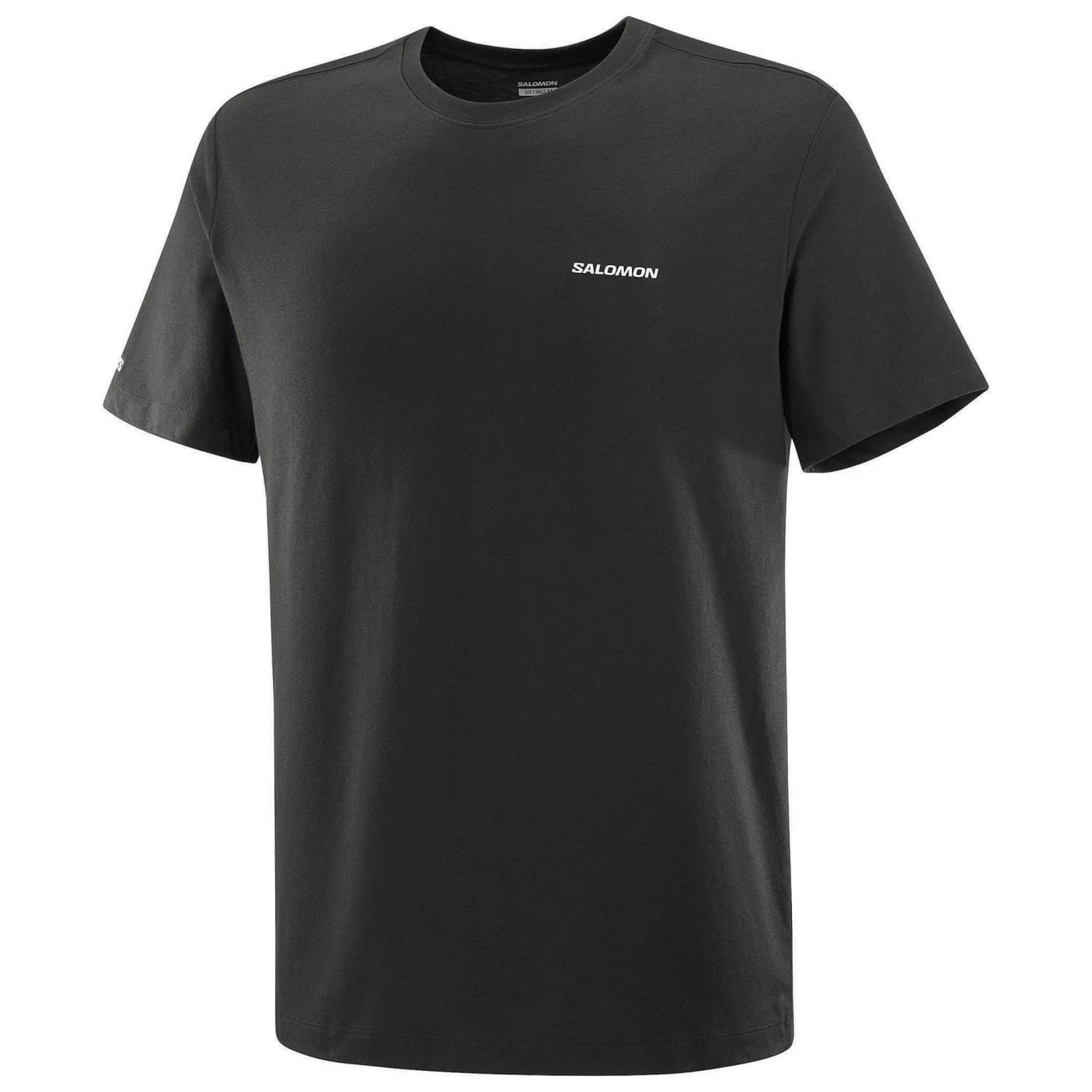 Мъжка тениска Salomon Chest Logo Regular Tee T-shirt - Deep Black