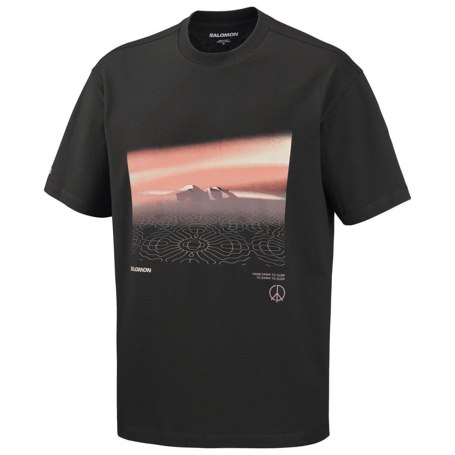 Тениска Salomon Shortney Short Sleeve Tee T-shirt - Deep Black