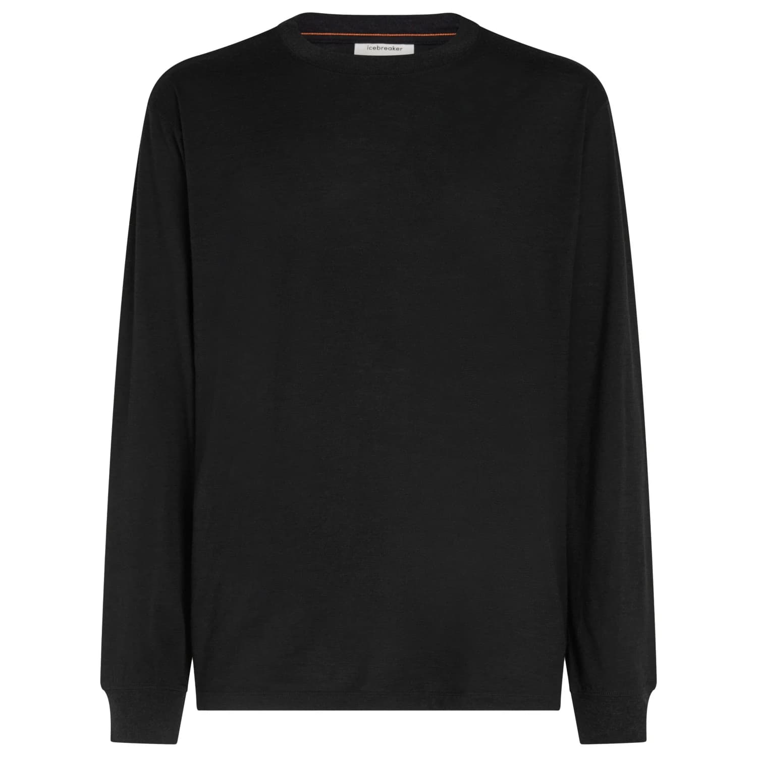 Мъжка мериносова блуза Icebreaker Merino 150 Tech Lite L/S Relaxed Tee Merino shirt - Black