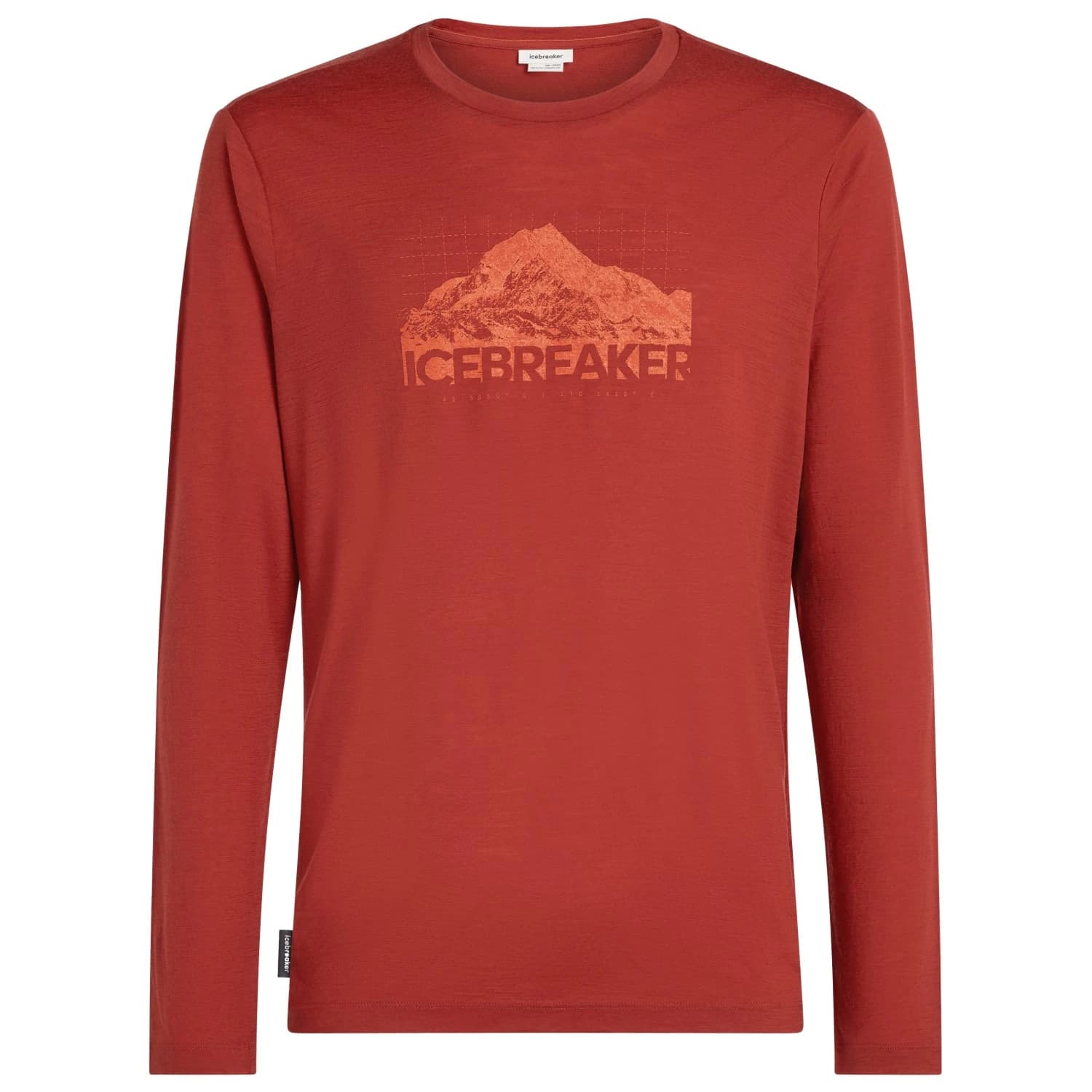 Мъжка мериносова блуза Icebreaker Merino 150 Tech Lite L/S Tee Aoraki Explorer Merino shirt - Agate