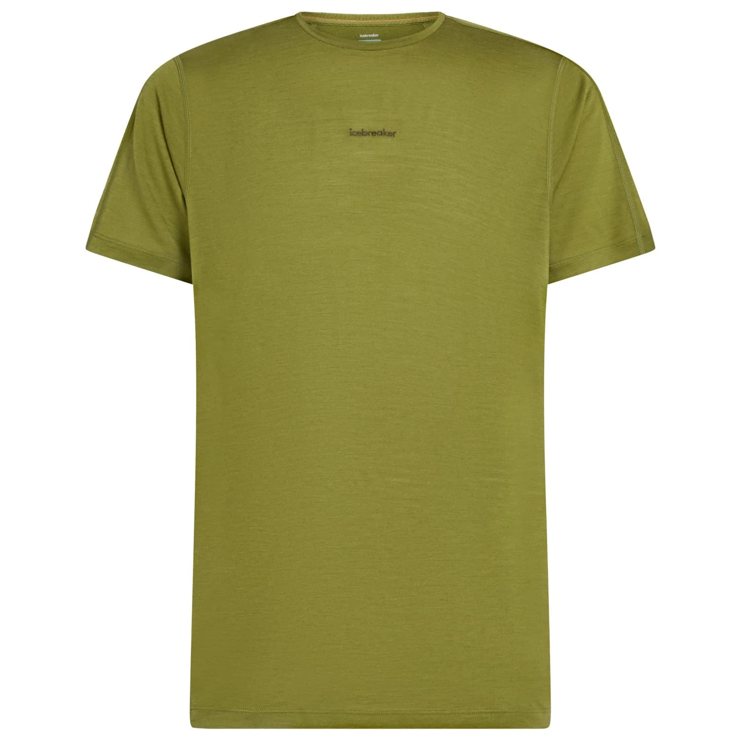 Мъжка мериносова блуза Icebreaker Merino Blend 125 S/S Tee Colour Block Merino shirt - Sphagnum / Dark Loden / Cb