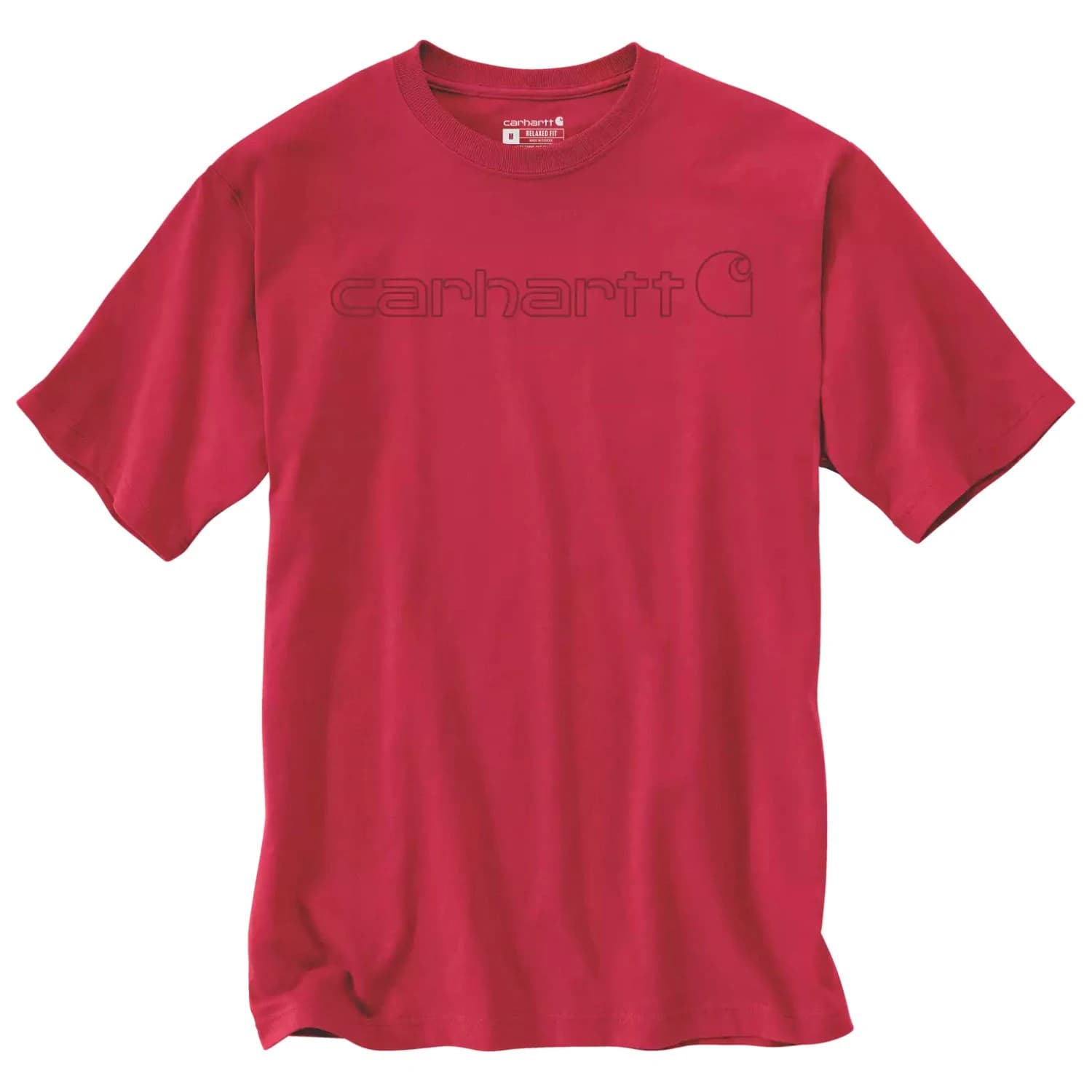 Мъжка тениска Carhartt Dearborn Relaxed Logo T-Shirt - Industry Red
