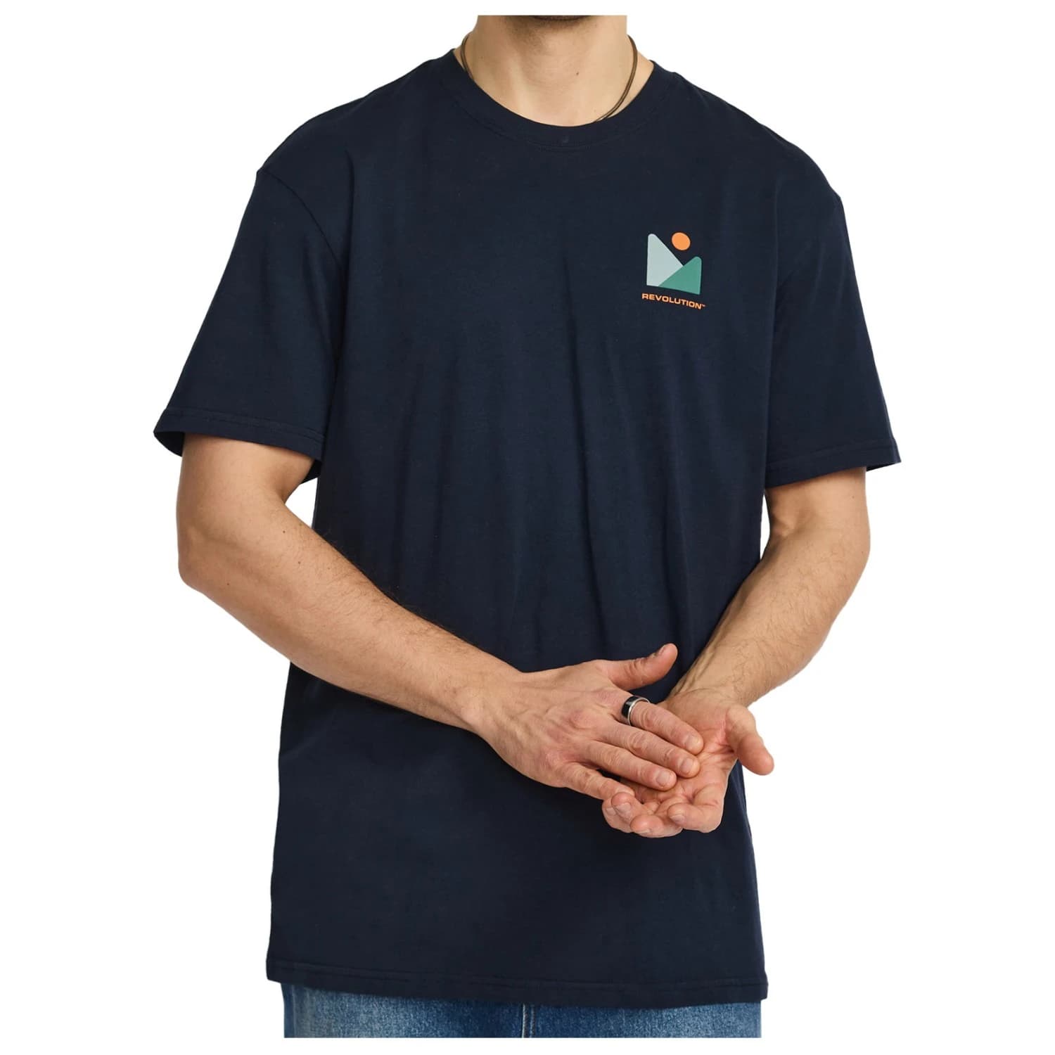 Тениска Revolution Application T-Shirt 1463 MOU T-shirt - Navy