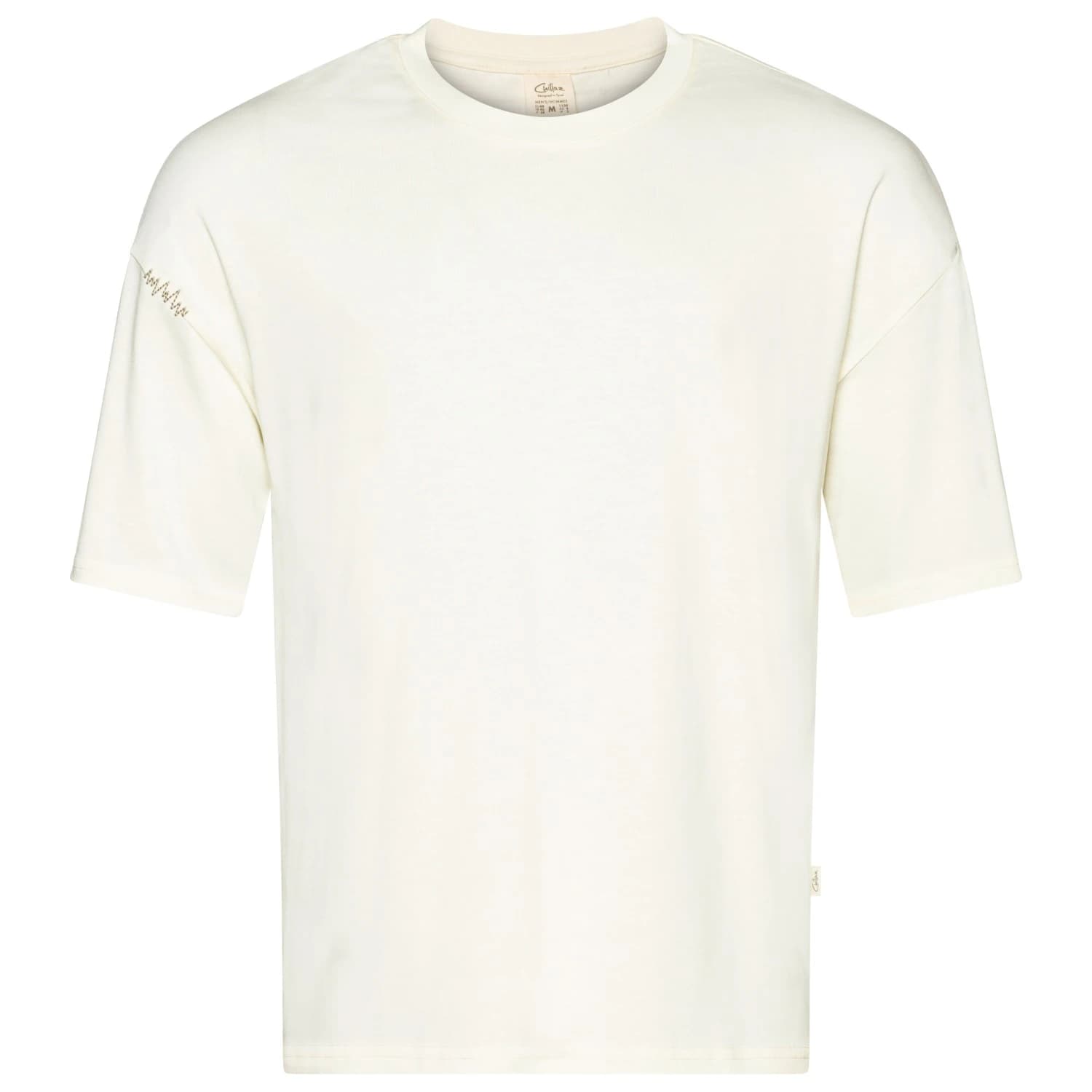 Мъжка тениска Chillaz Bozeman Mountain Logo T-shirt - Creme