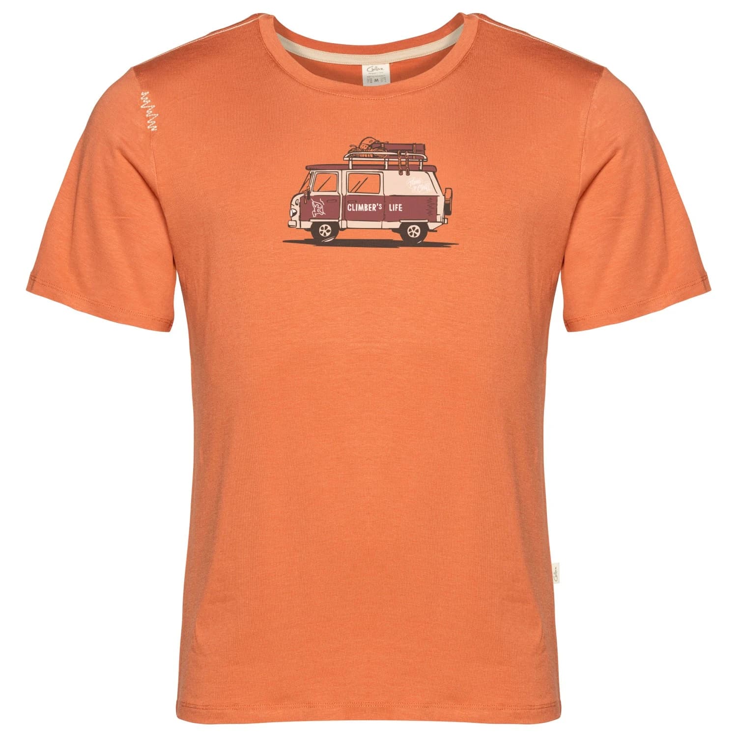 Мъжка тениска Chillaz Bozen Climber's Life T-shirt - Terracotta