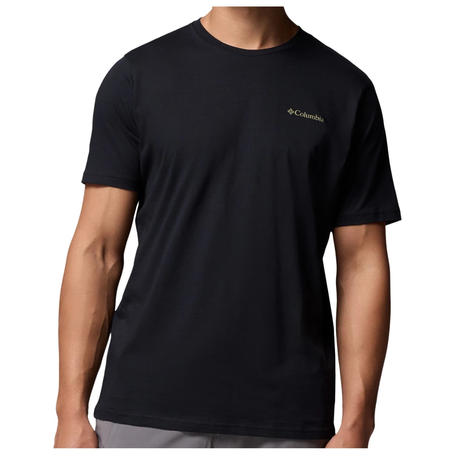 Мъжка тениска Columbia North Cascades Short Sleeve Tee T-shirt - Black / Framed Treebark