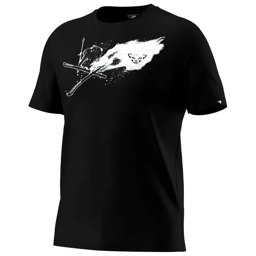 Мъжка тениска Dynafit Graphic Co T-Shirt - Black Out / Mute Grab