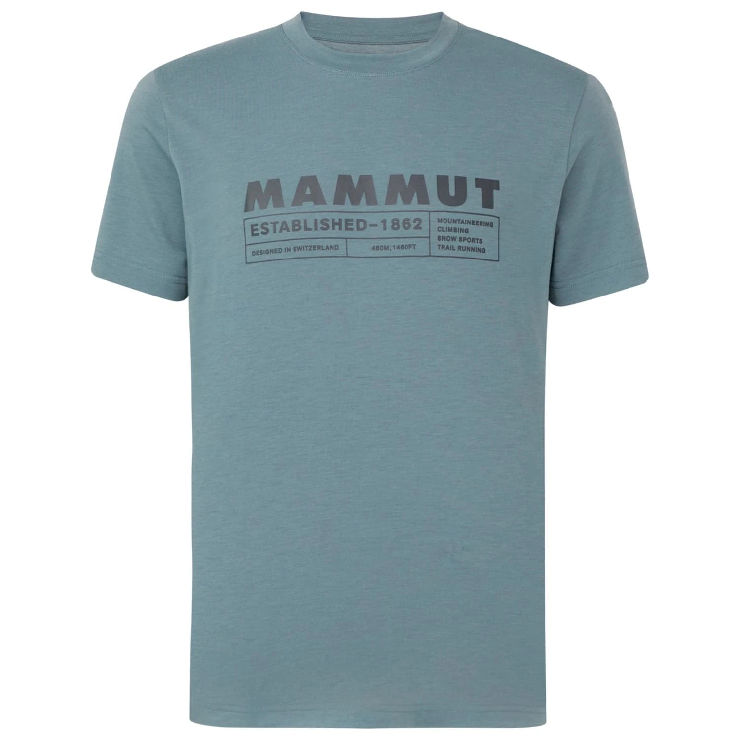 Мъжка спортна тениска Mammut Trovat T-Shirt Logo Sport shirt - Strata