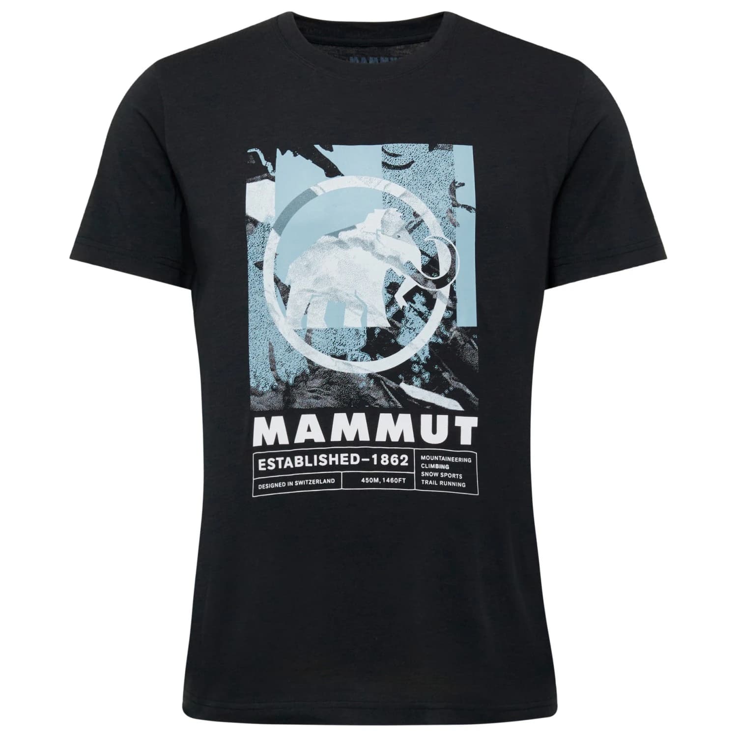 Мъжка спортна тениска Mammut Trovat T-Shirt Mammut Sport shirt - Black