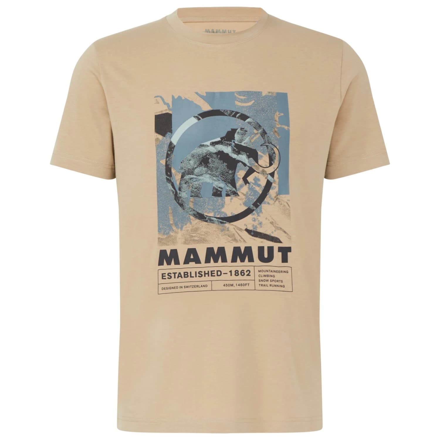 Мъжка спортна тениска Mammut Trovat T-Shirt Mammut Sport shirt - Sablun