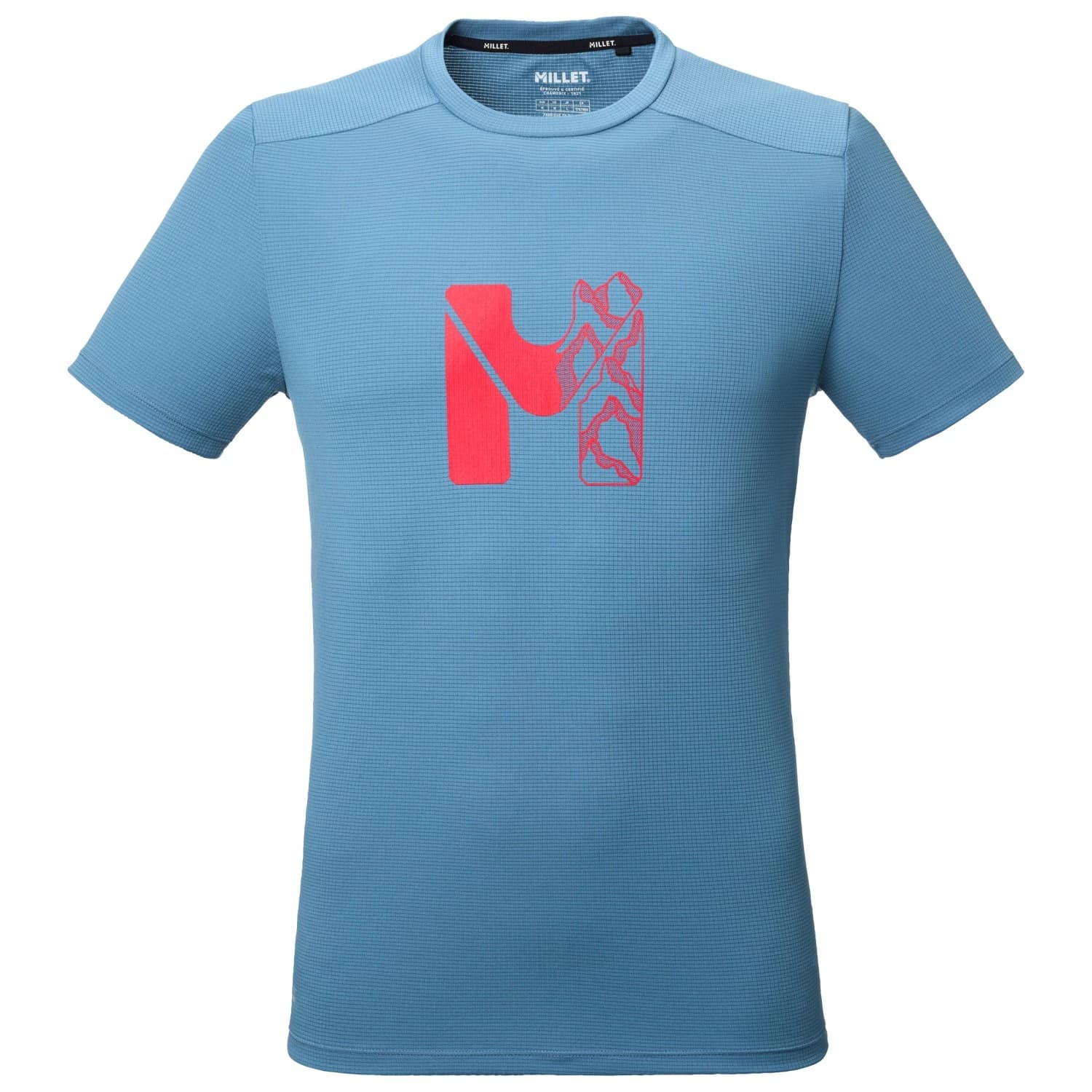 Мъжка тениска Millet Kamet Map T-Shirt S/S T-shirt - Coronet Blue