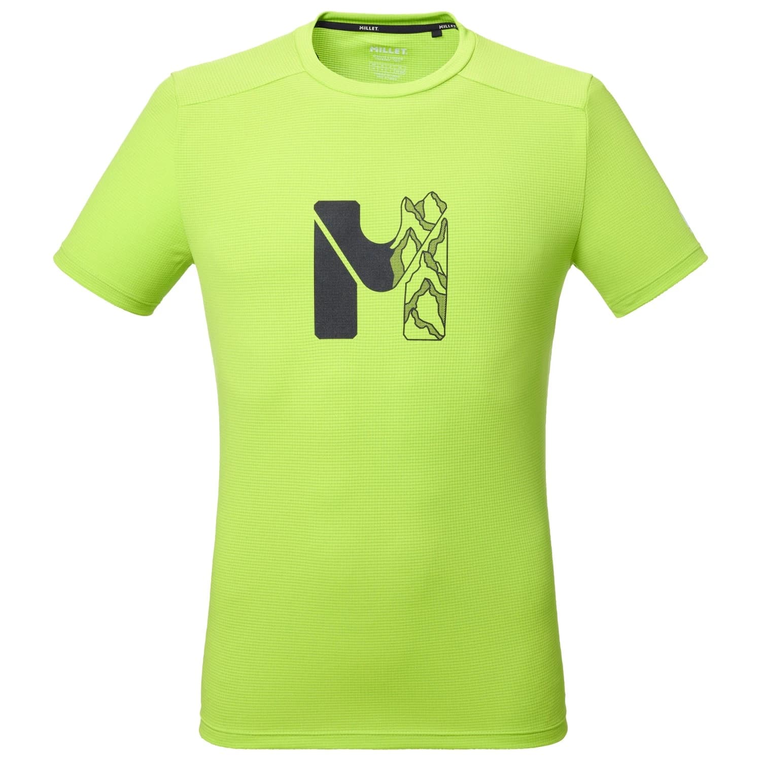Мъжка тениска Millet Kamet Map T-Shirt S/S T-shirt - Macaw Green