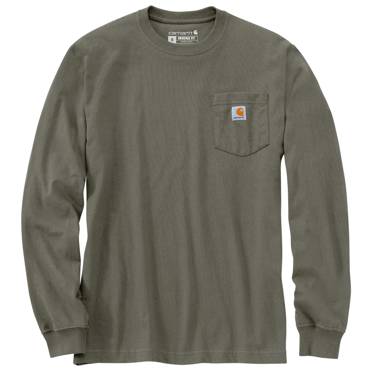 Мъжка блуза с дълъг ръкав Carhartt Dearborn Loose L/S T-Shirt Longsleeve - Dusty Olive