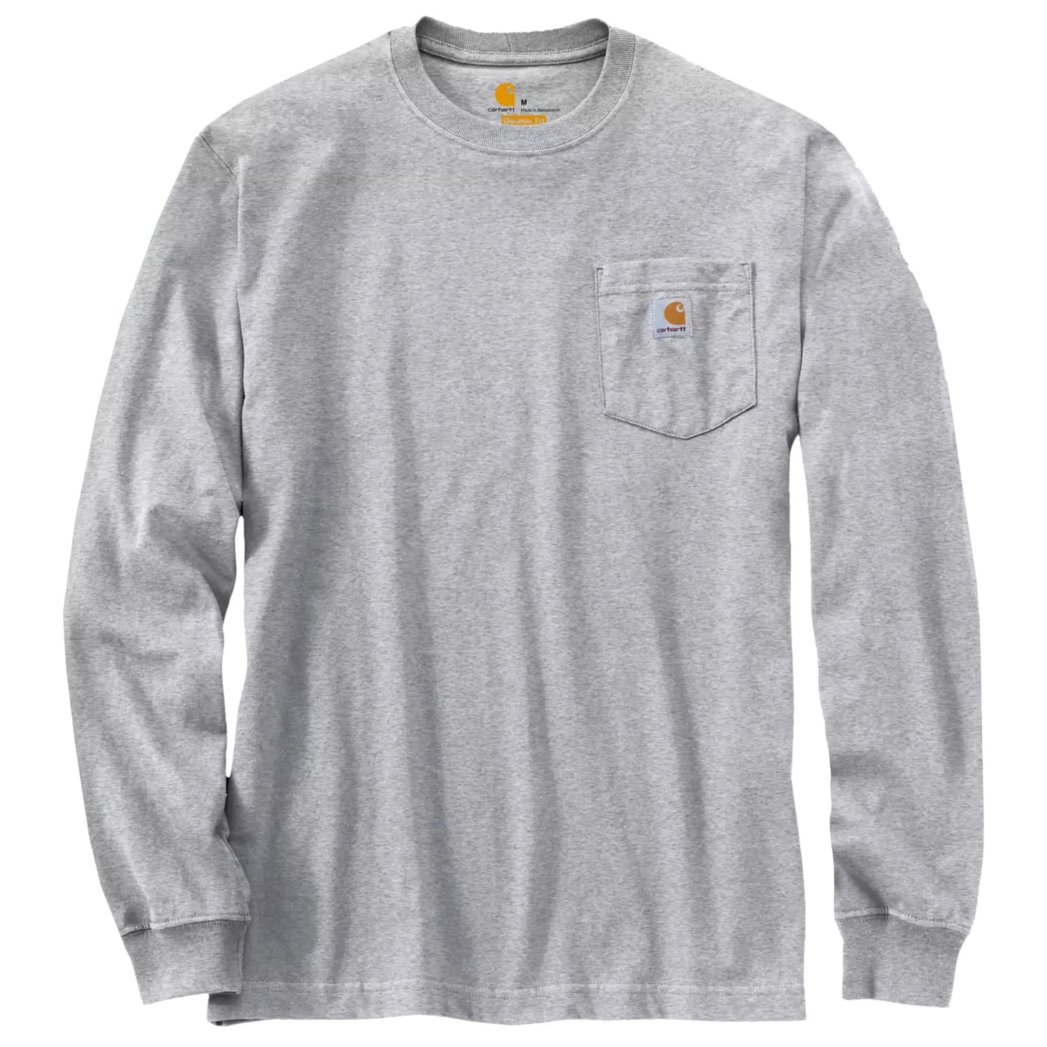 Мъжка блуза с дълъг ръкав Carhartt Dearborn Loose L/S T-Shirt Longsleeve - Heather Gray
