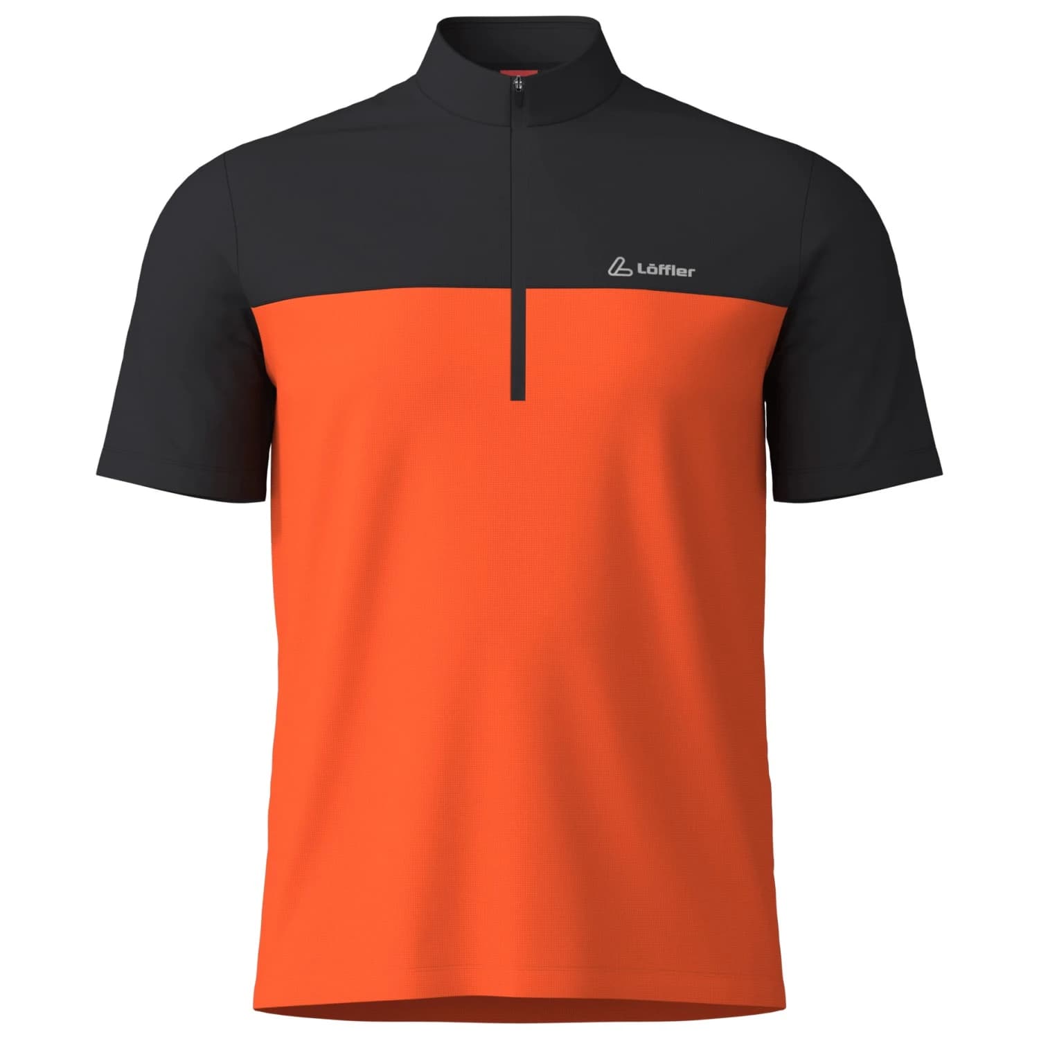 Мъжка фланелка с къс ръкав за колоездене Löffler Bike Shirt HZ Cycling jersey - Orange