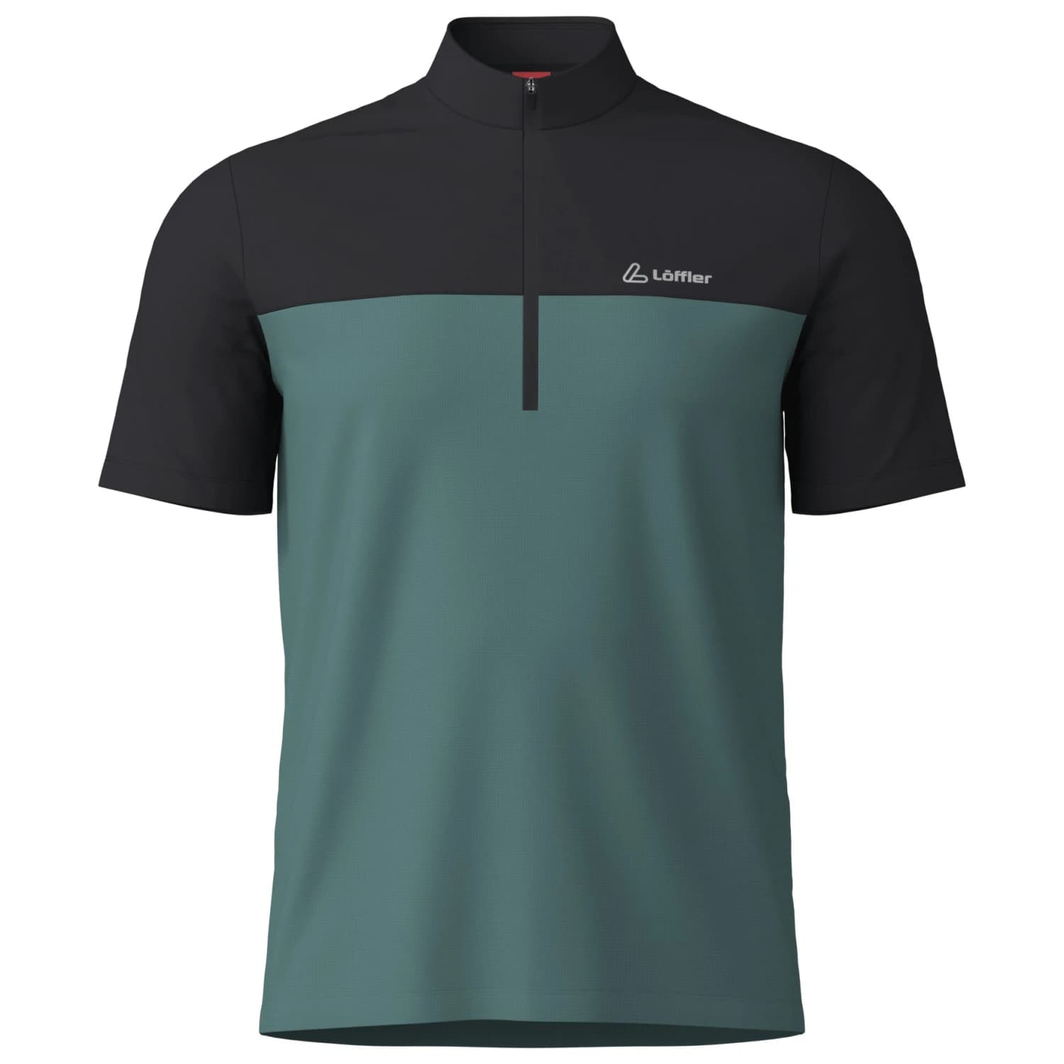 Мъжка фланелка с къс ръкав за колоездене Löffler Bike Shirt HZ Cycling jersey - Pine