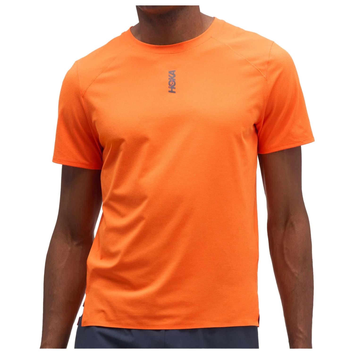 Мъжка тениска HOKA Everyrun Short Sleeve Running shirt - Electric Tangerine