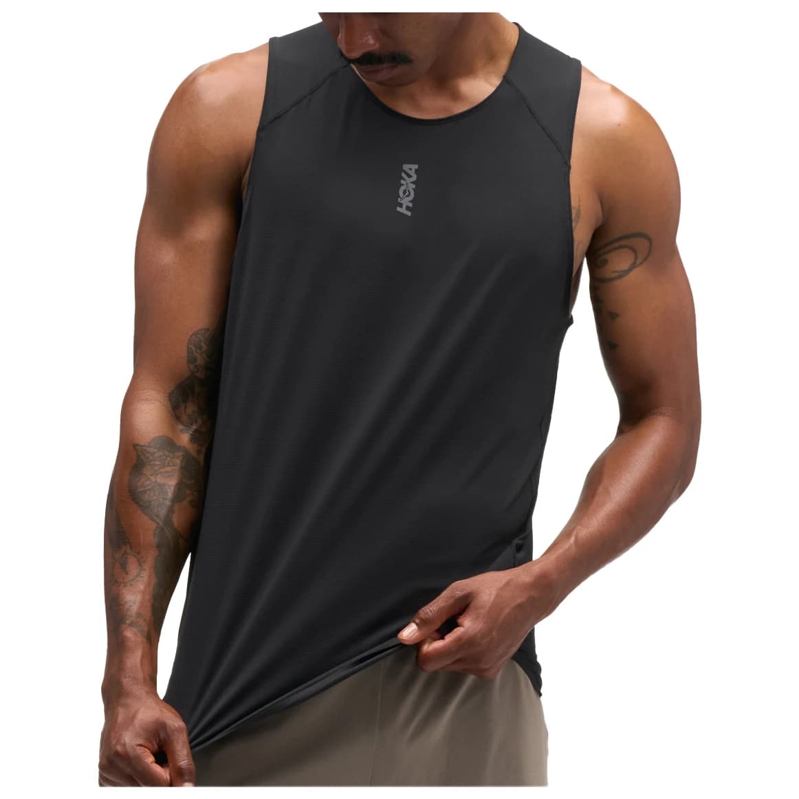 Мъжка тениска Hoka Everyrun Tank Running shirt - Black