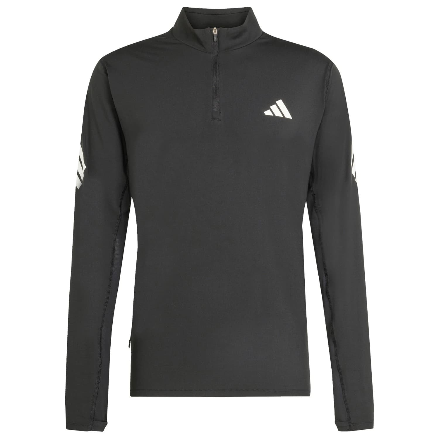 Мъжка тениска adidas AD365 Running Iconic Half Zip Running shirt - Black