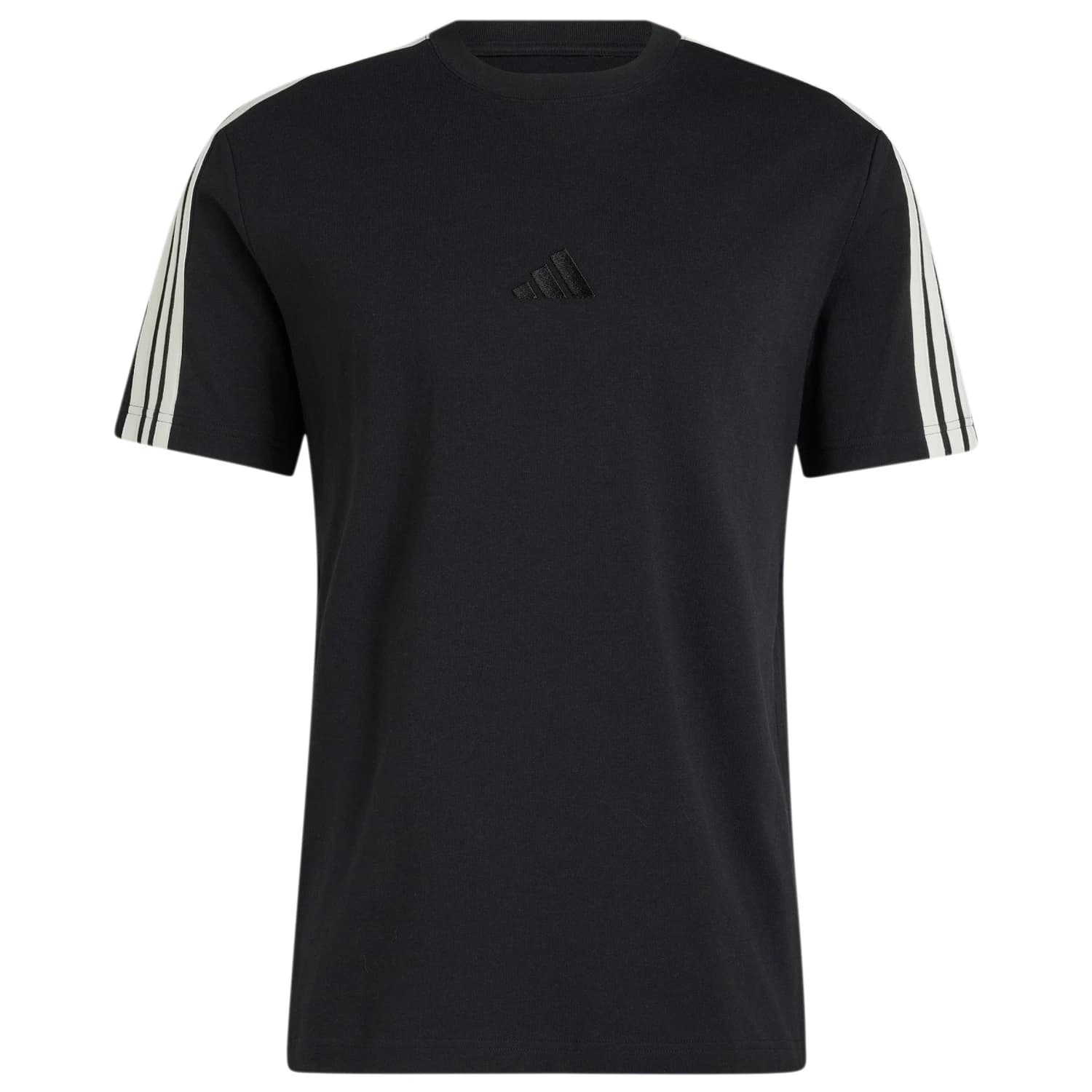 Тениска adidas Adidas Kit 3-Stripes Regular T-Shirt - Black / Off White