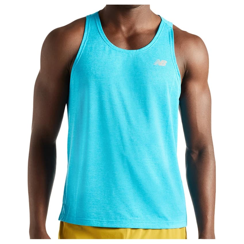 Потник с широка презрамка New Balance Athletics Tank Tank top - Blue