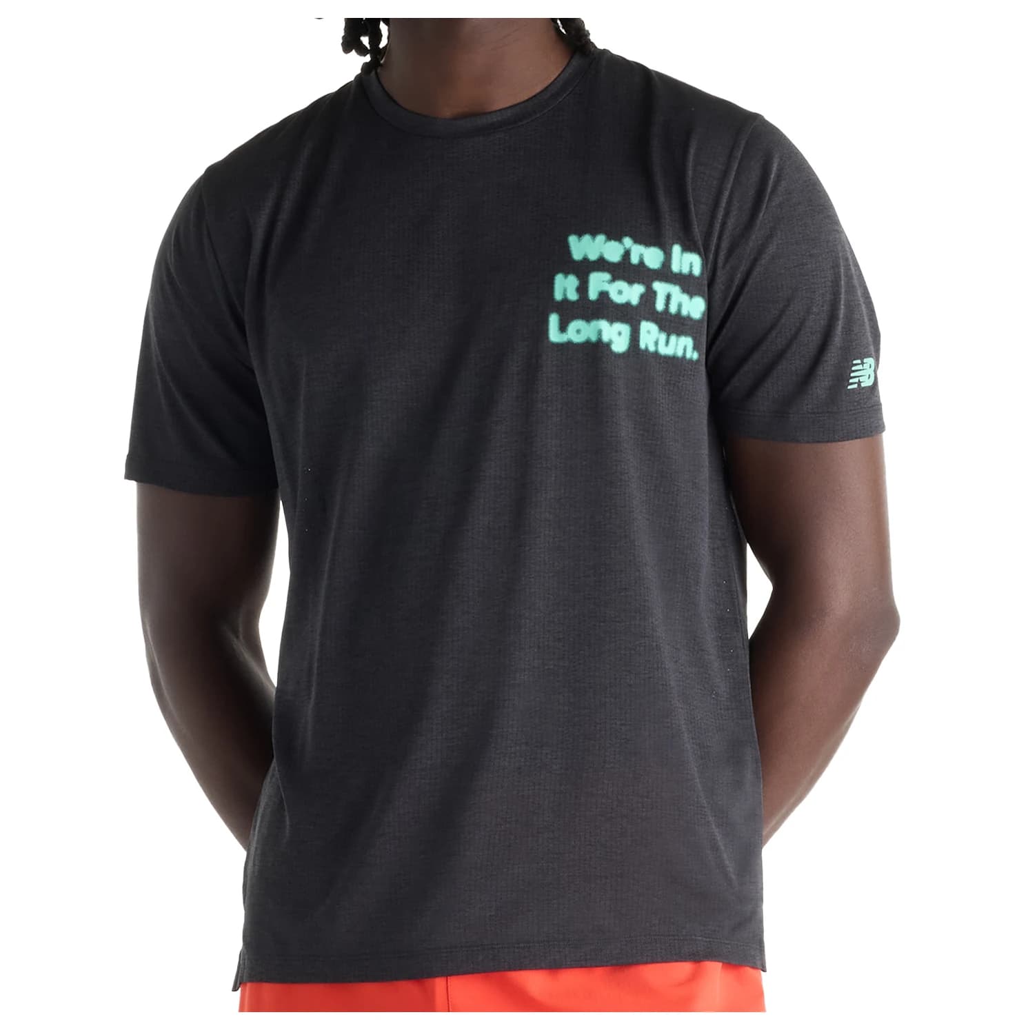 Мъжка тениска New Balance RC Essential Graphic T-Shirt Running shirt - Black