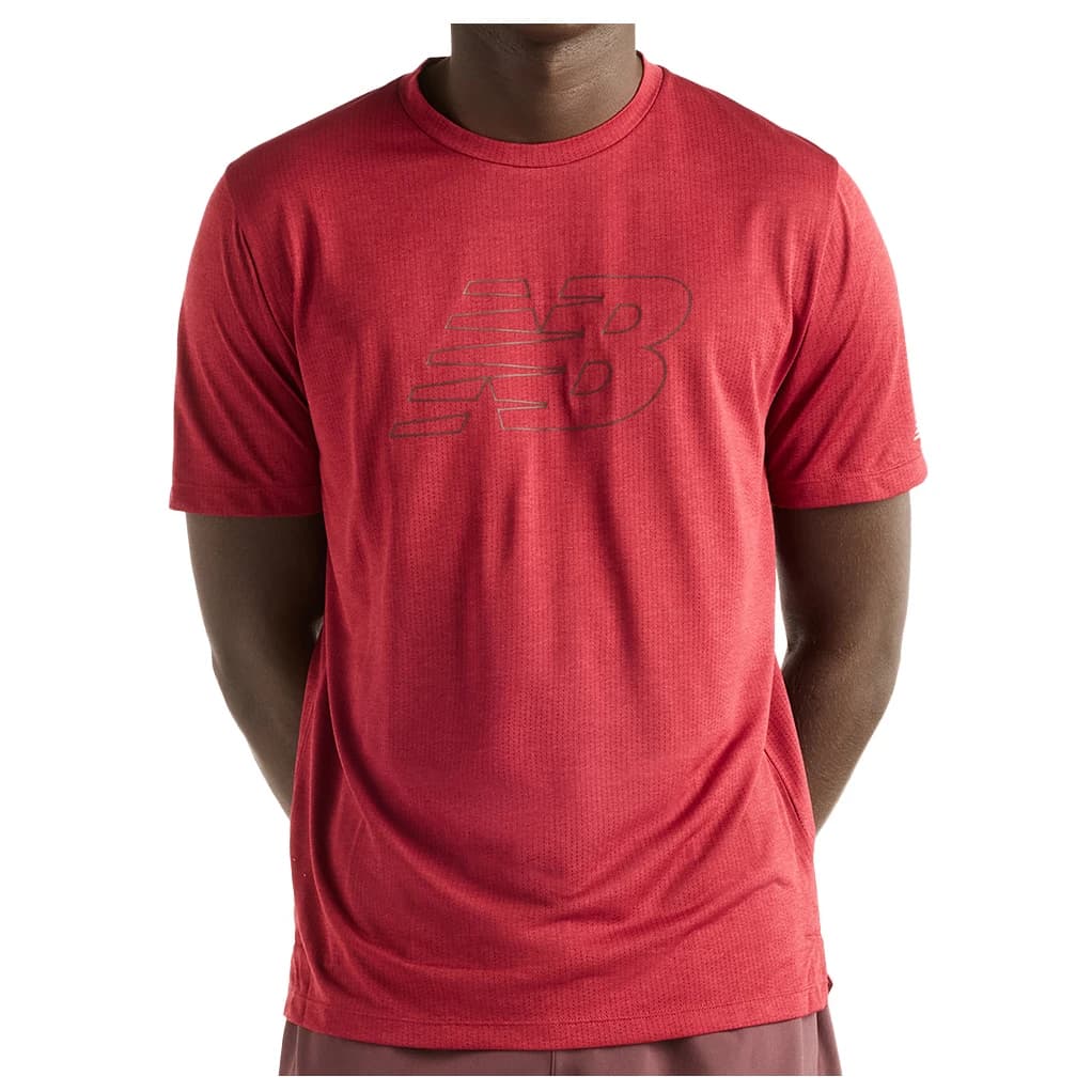 Тениска New Balance RC Essential Graphic T-Shirt V2 Running shirt - Red