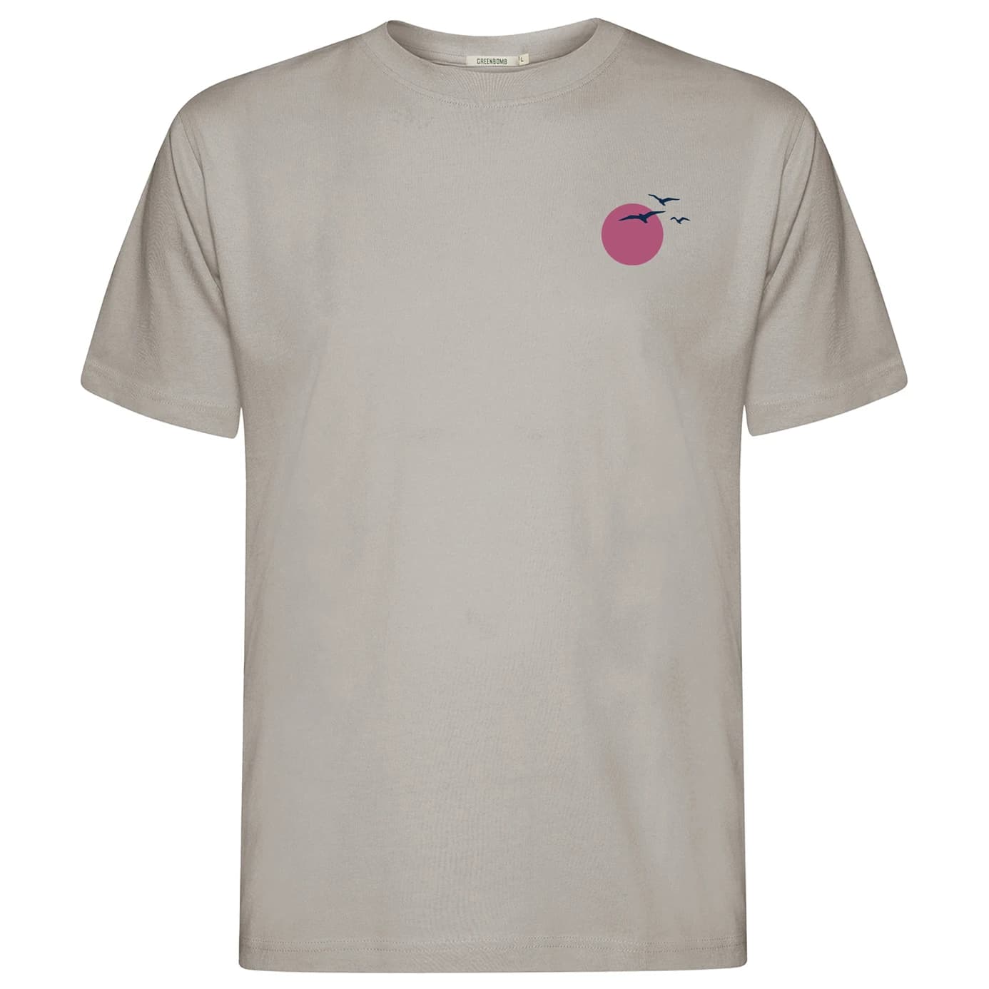 Мъжка тениска GreenBomb Mountain Bloom Fusion T-shirt - Sandstone