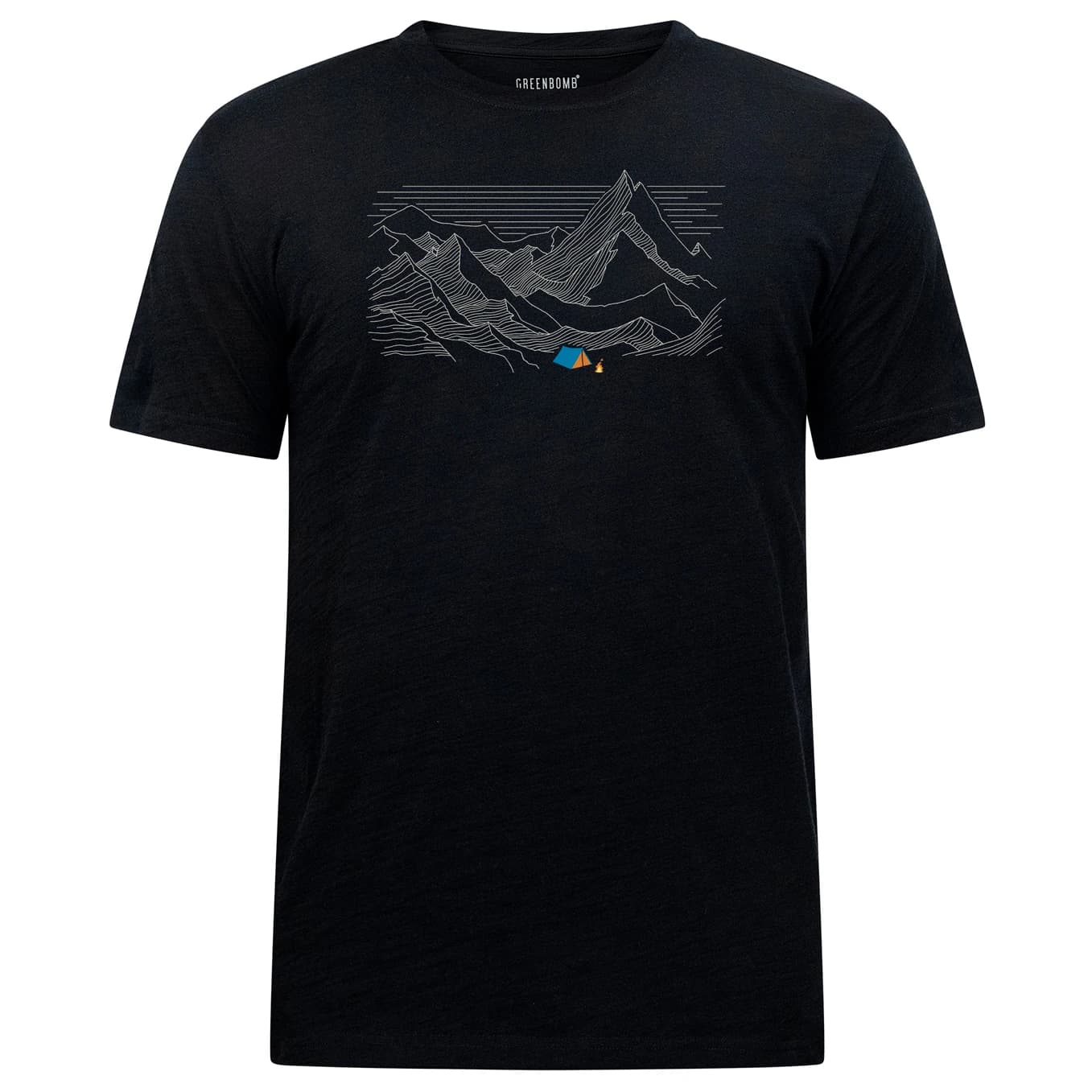 Мъжка мериносова блуза GreenBomb Tent Loom Merino shirt - Black