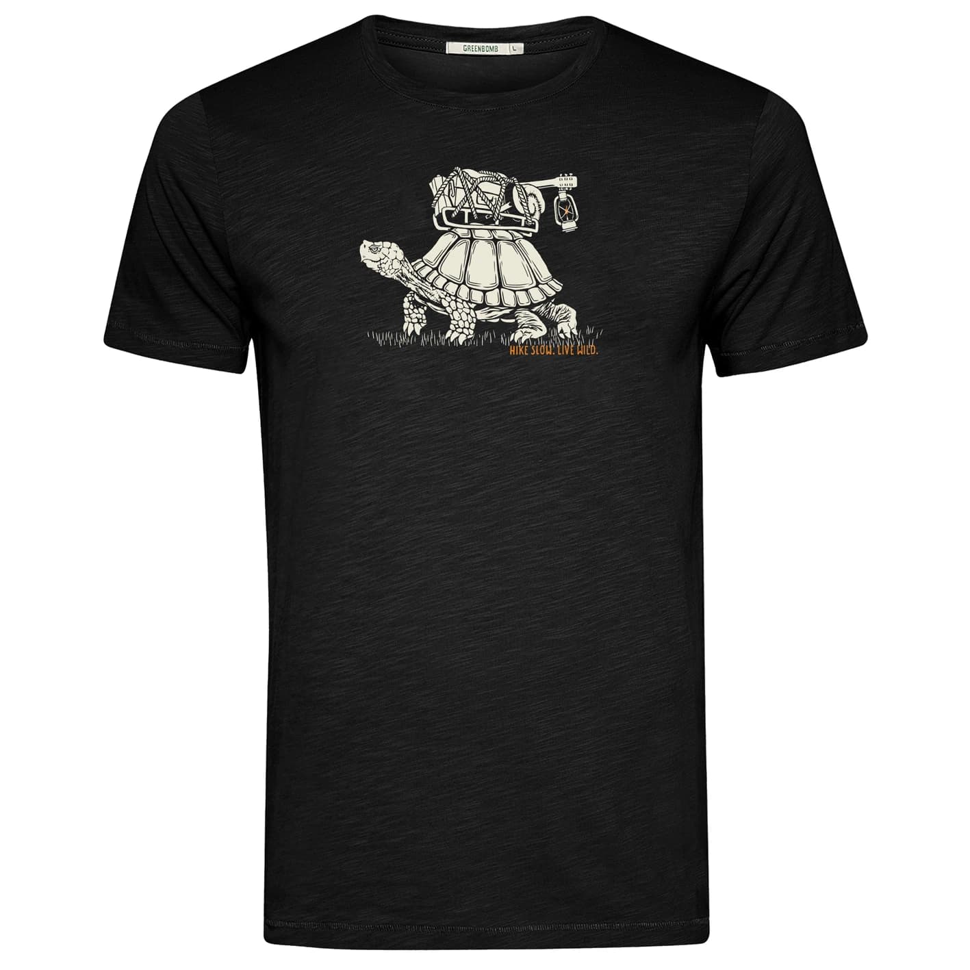 Мъжка тениска GreenBomb Turtle Walk Spice T-shirt - Black