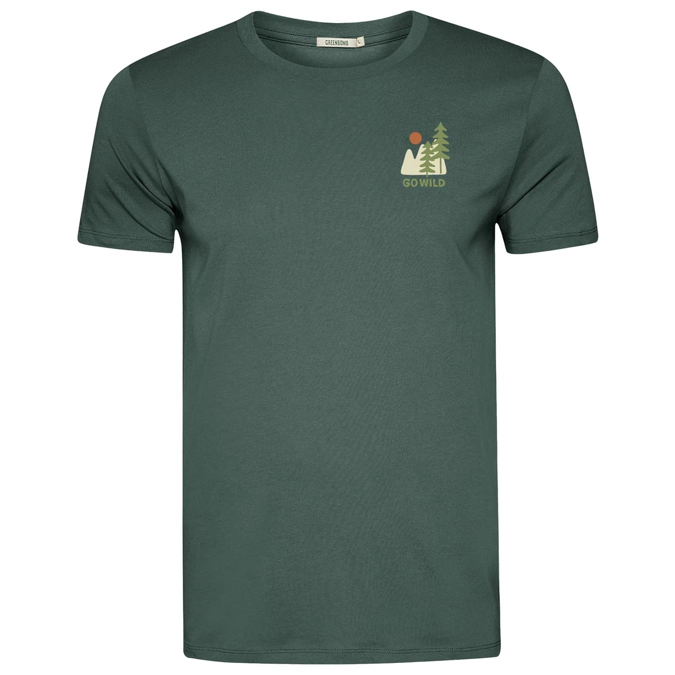 Мъжка тениска GreenBomb Wild Pines Guide T-shirt - Night Grove