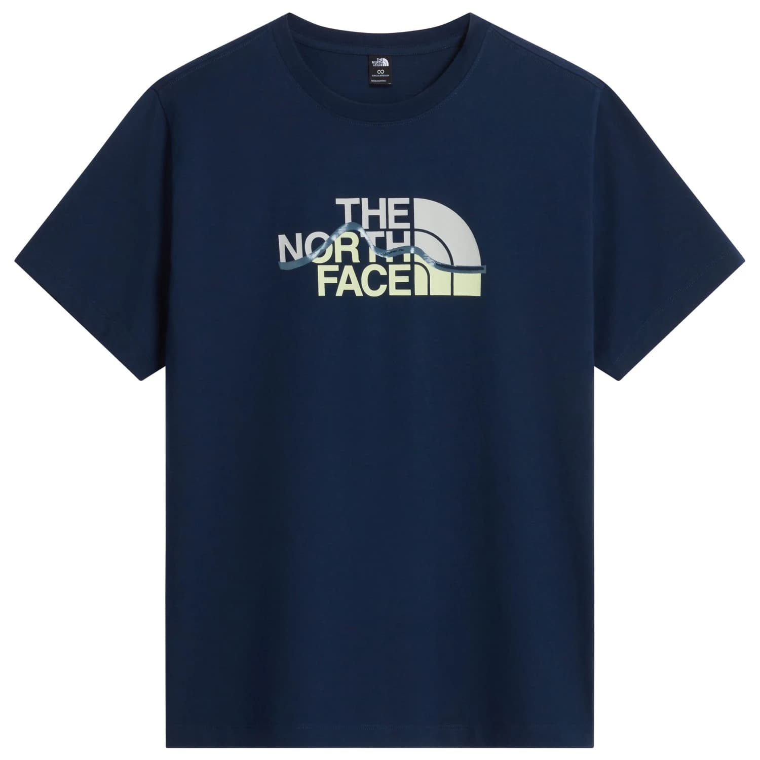 Мъжка тениска The North Face Mountain Line Regular Short Sleeve Tee T-shirt - Summit Navy