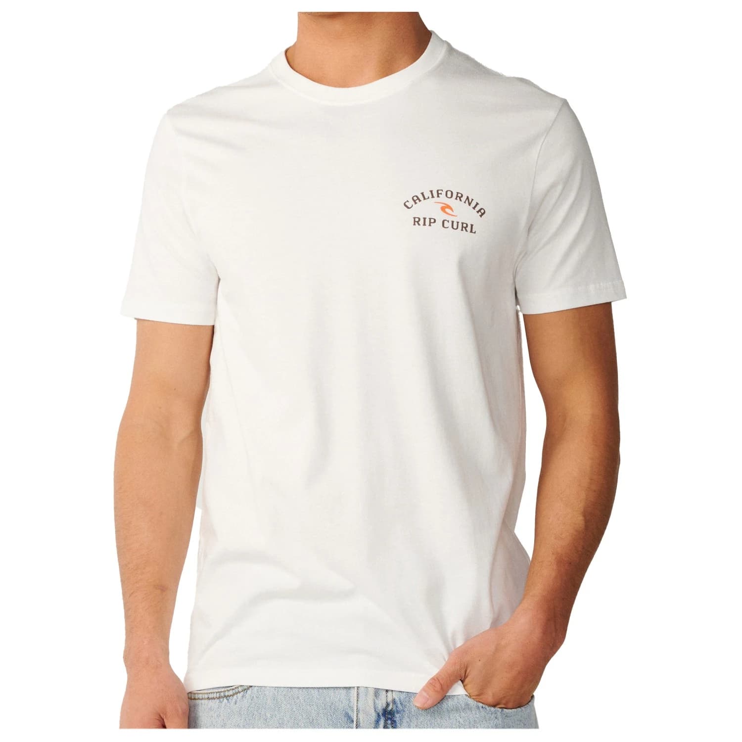 Мъжка тениска Rip Curl Desti Animals T-shirt - Bone