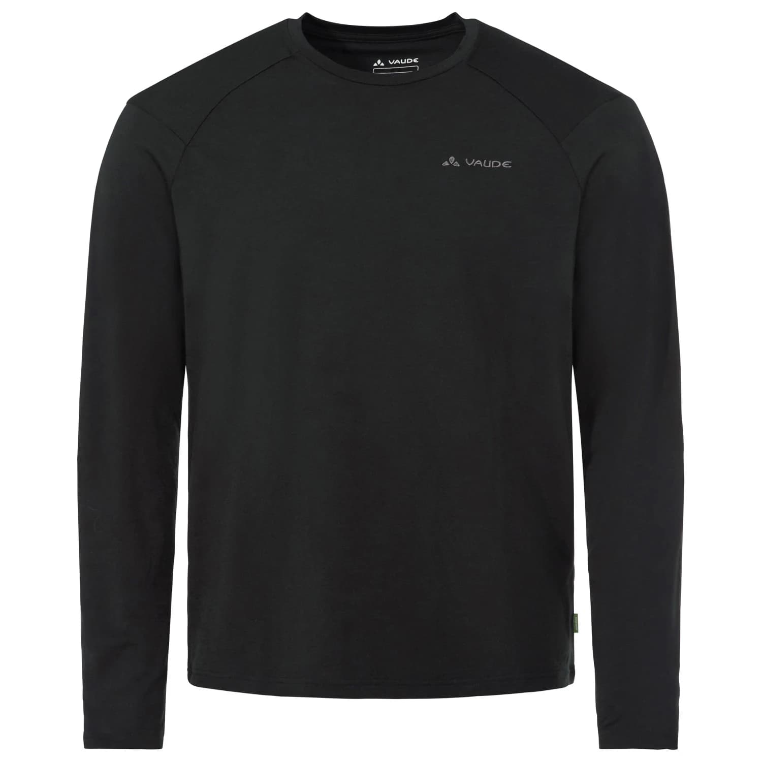 Мъжка мериносова блуза Vaude Essential Wool L/S T-Shirt Merino shirt - Black
