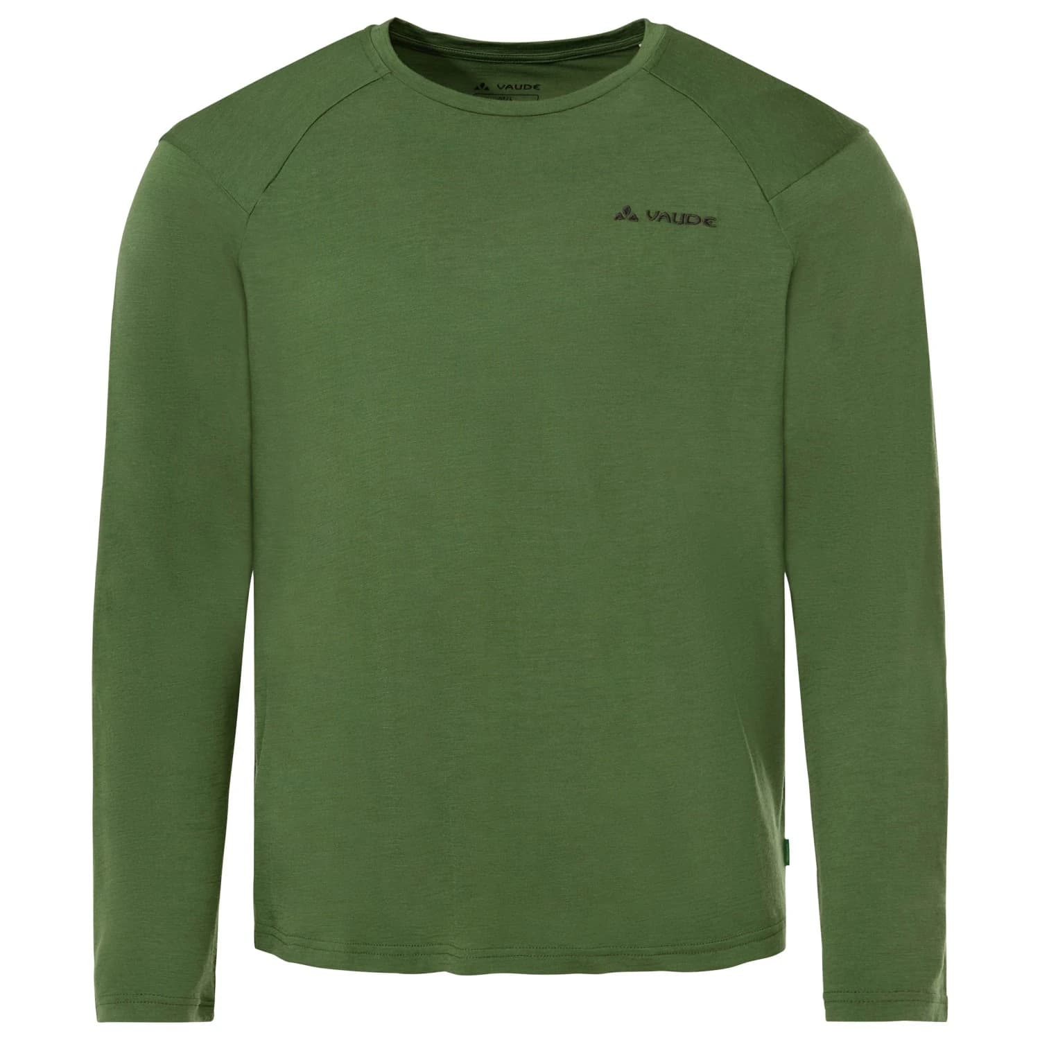 Мъжка мериносова блуза Vaude Essential Wool L/S T-Shirt Merino shirt - Thyme