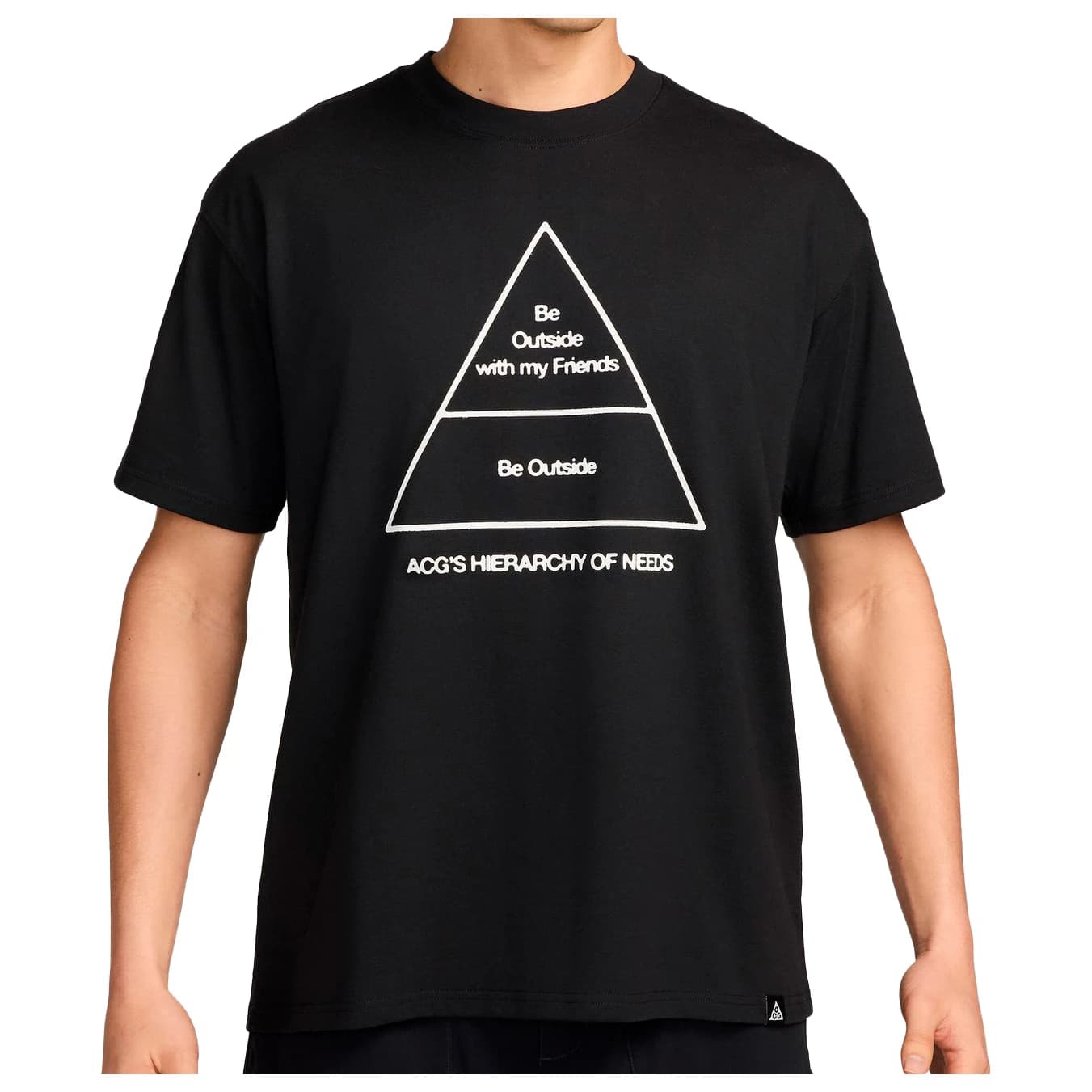 Спортна тениска Nike ACG Dri-Fit Tee Loose Trail K Hierchy Sport shirt - Black