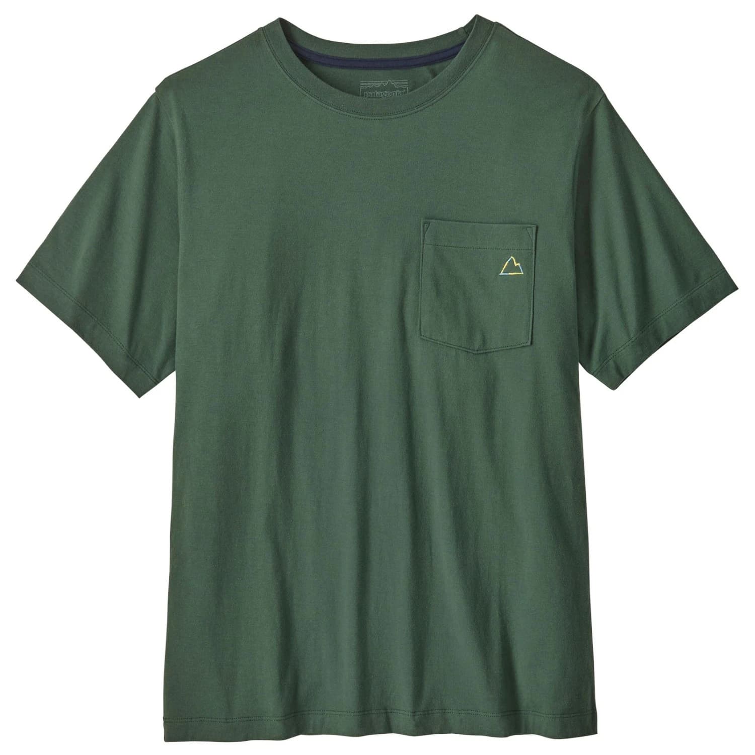 Мъжка тениска Patagonia Fitz Roy Massif Pocket Tee T-shirt - Canopy Green