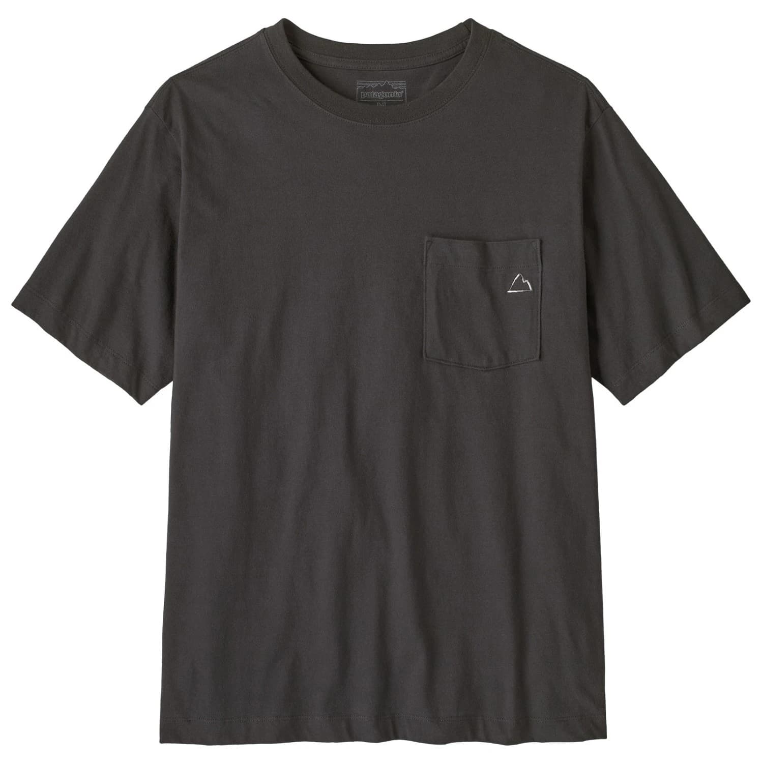 Мъжка тениска Patagonia Fitz Roy Massif Pocket Tee T-shirt - Ink Black