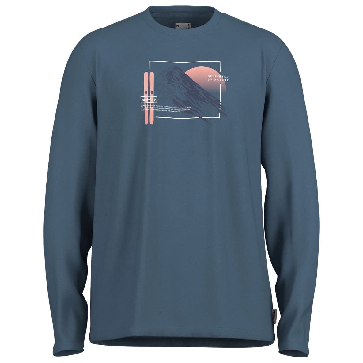 Блуза с дълъг ръкав Maloja MedergenM. Longsleeve - Dusty Blue