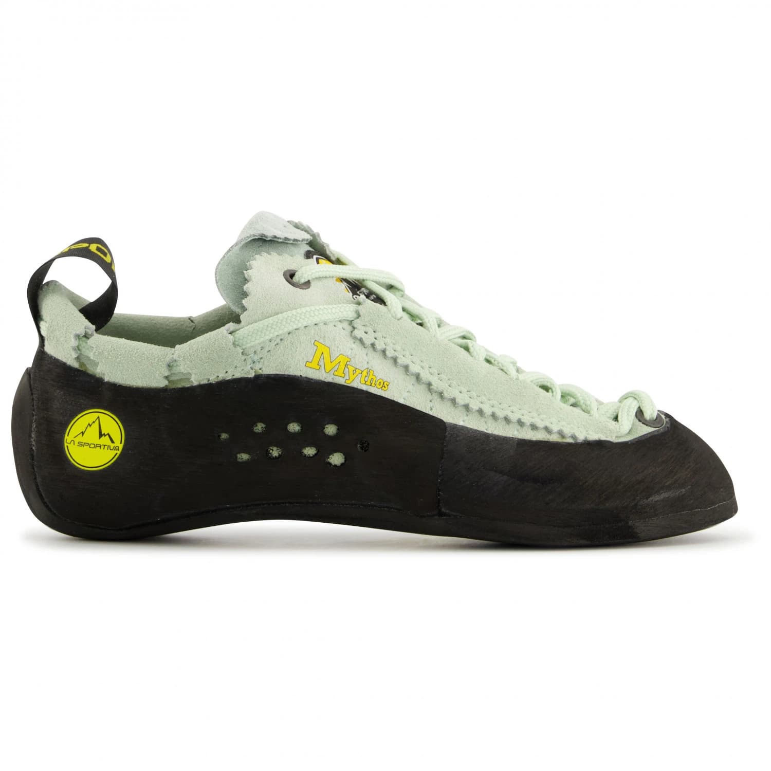 Дамски обувки с връзки La Sportiva Women's Mythos Climbing shoes - Aqua / Aqua Green