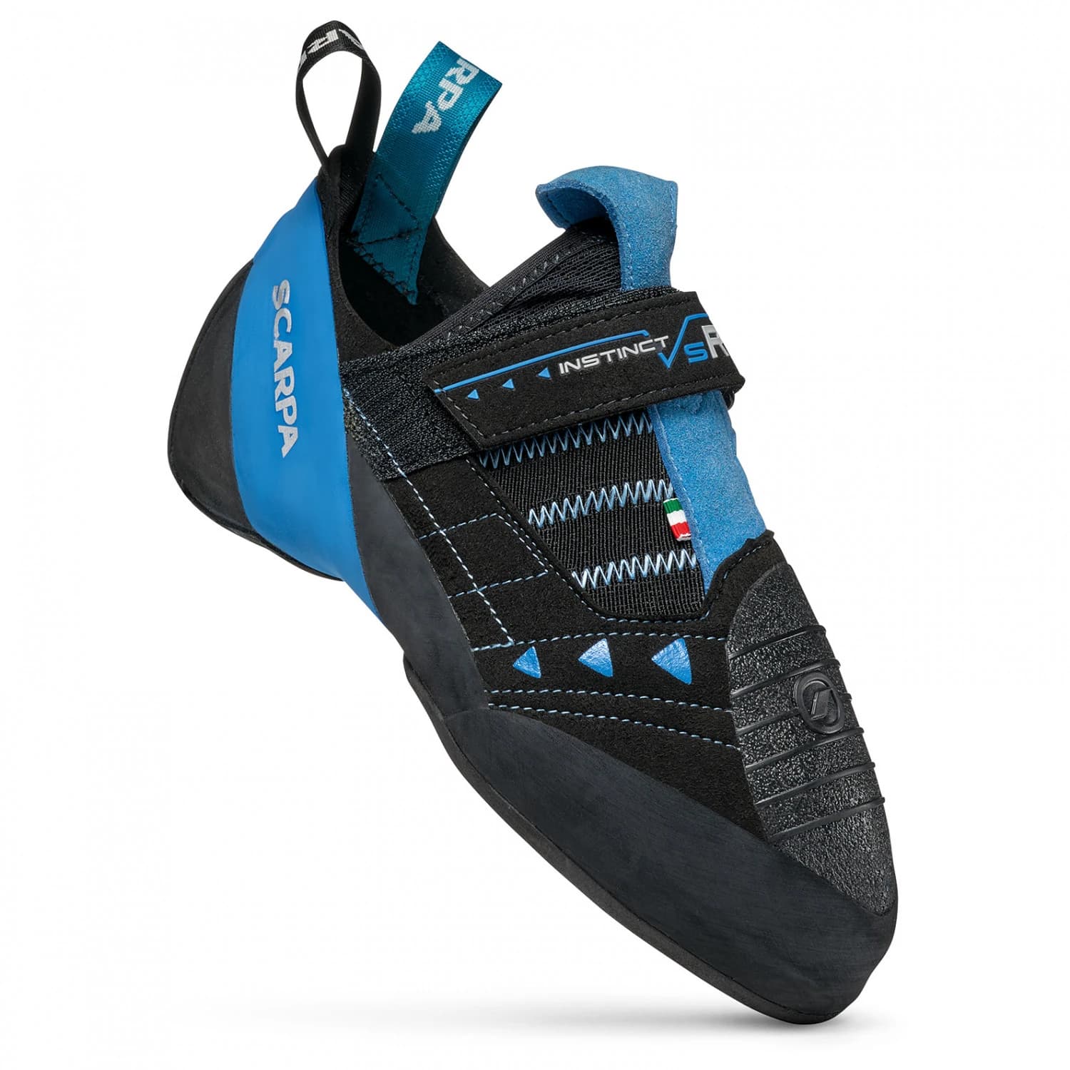 Обувки с велкро Scarpa Instinct VSR Climbing shoes - Black / Azure
