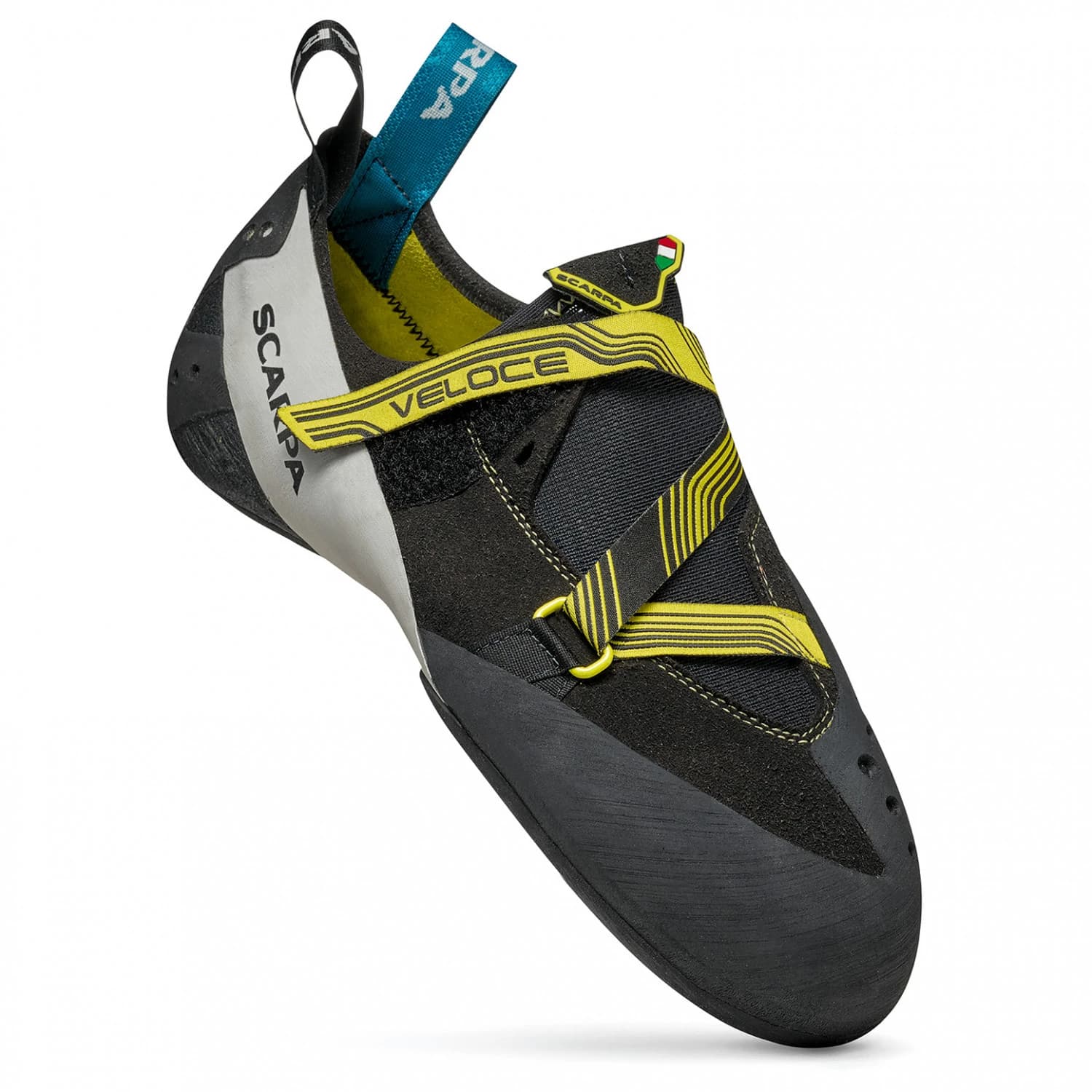 Мъжки обувки с велкро Scarpa Veloce Climbing shoes - Black / Yellow