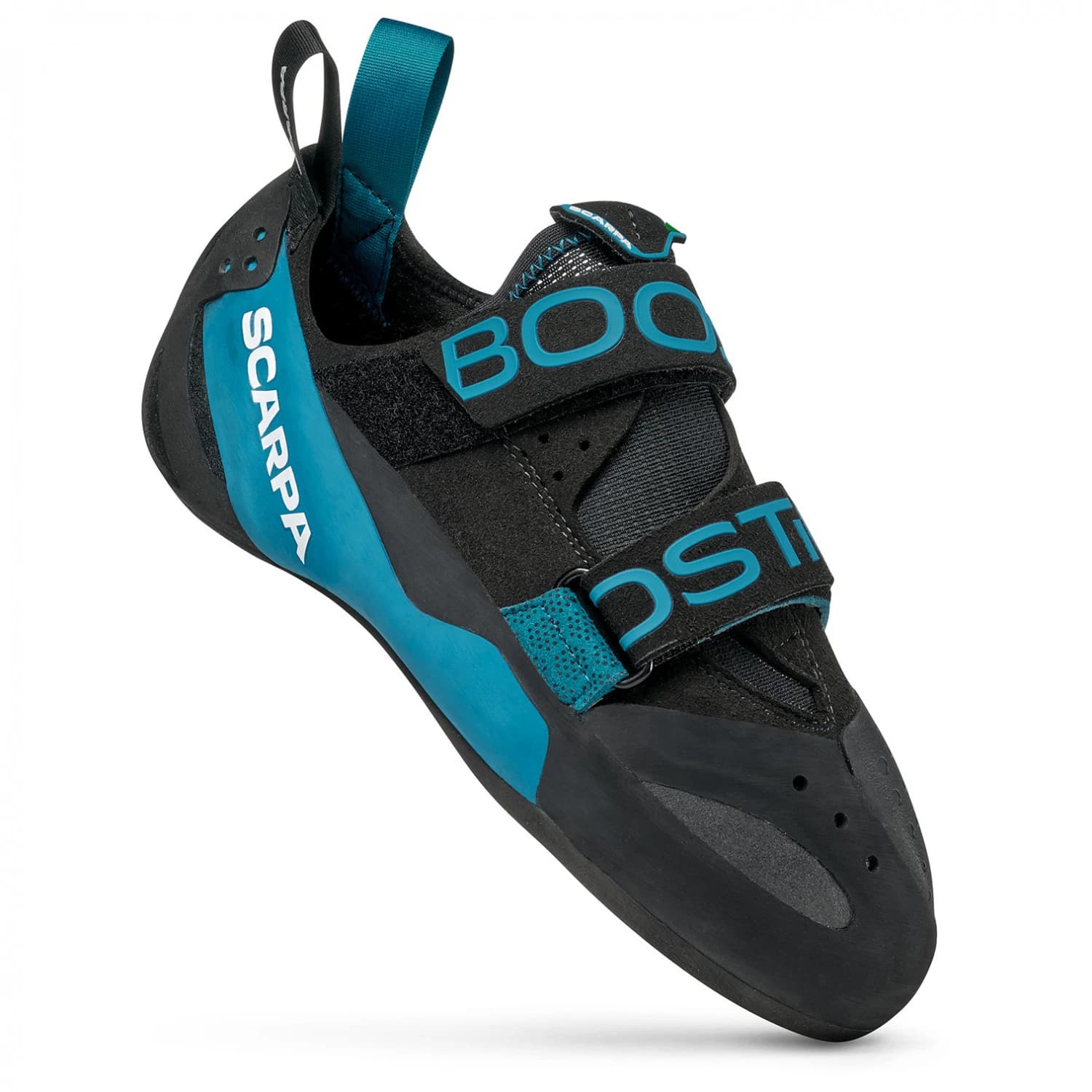 Обувки с велкро Scarpa Boostic Climbing shoes - Black / Azure