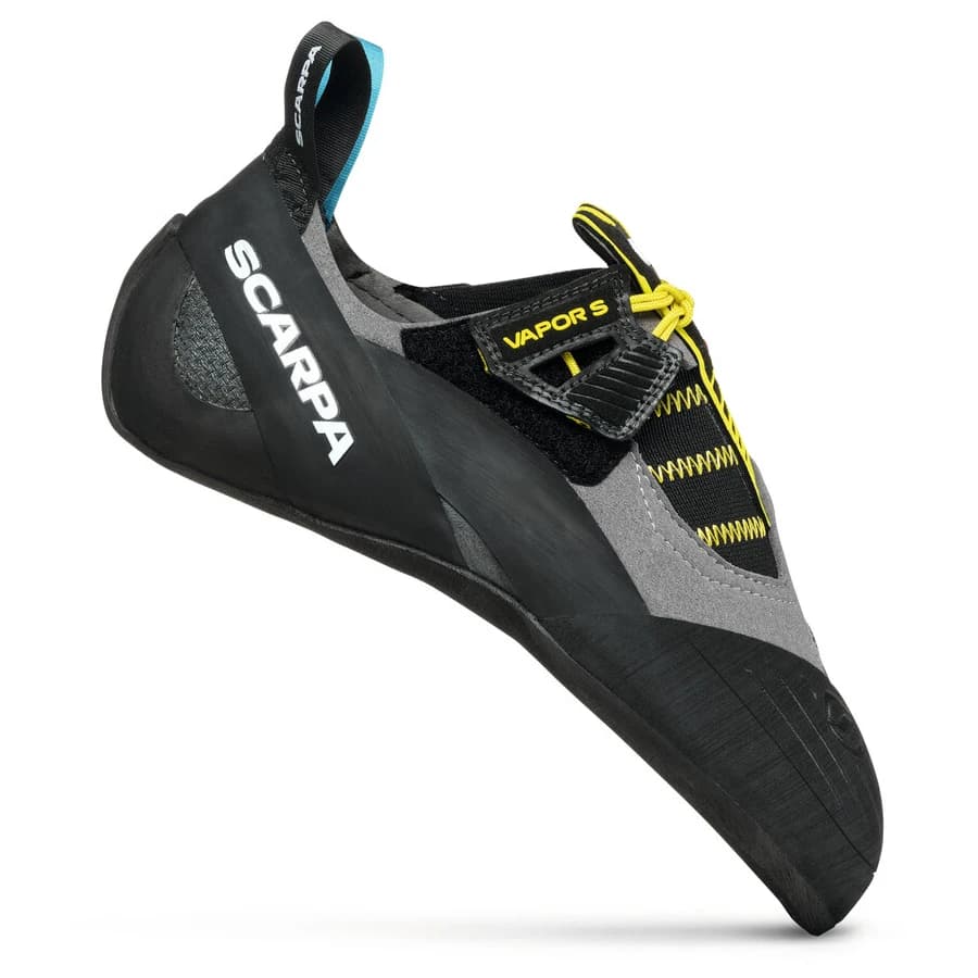 Мъжки обувки с велкро Scarpa Vapor S Climbing shoes - Smoke / Yellow