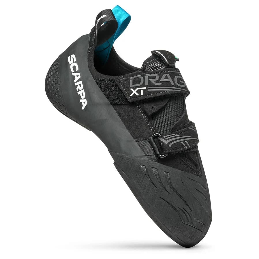 Обувки с велкро Scarpa Drago XT Climbing shoes - Black / Iron