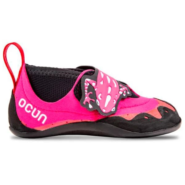 Детски обувки с велкро Ocun Kid's Ribbit Climbing shoes - Pink / Black